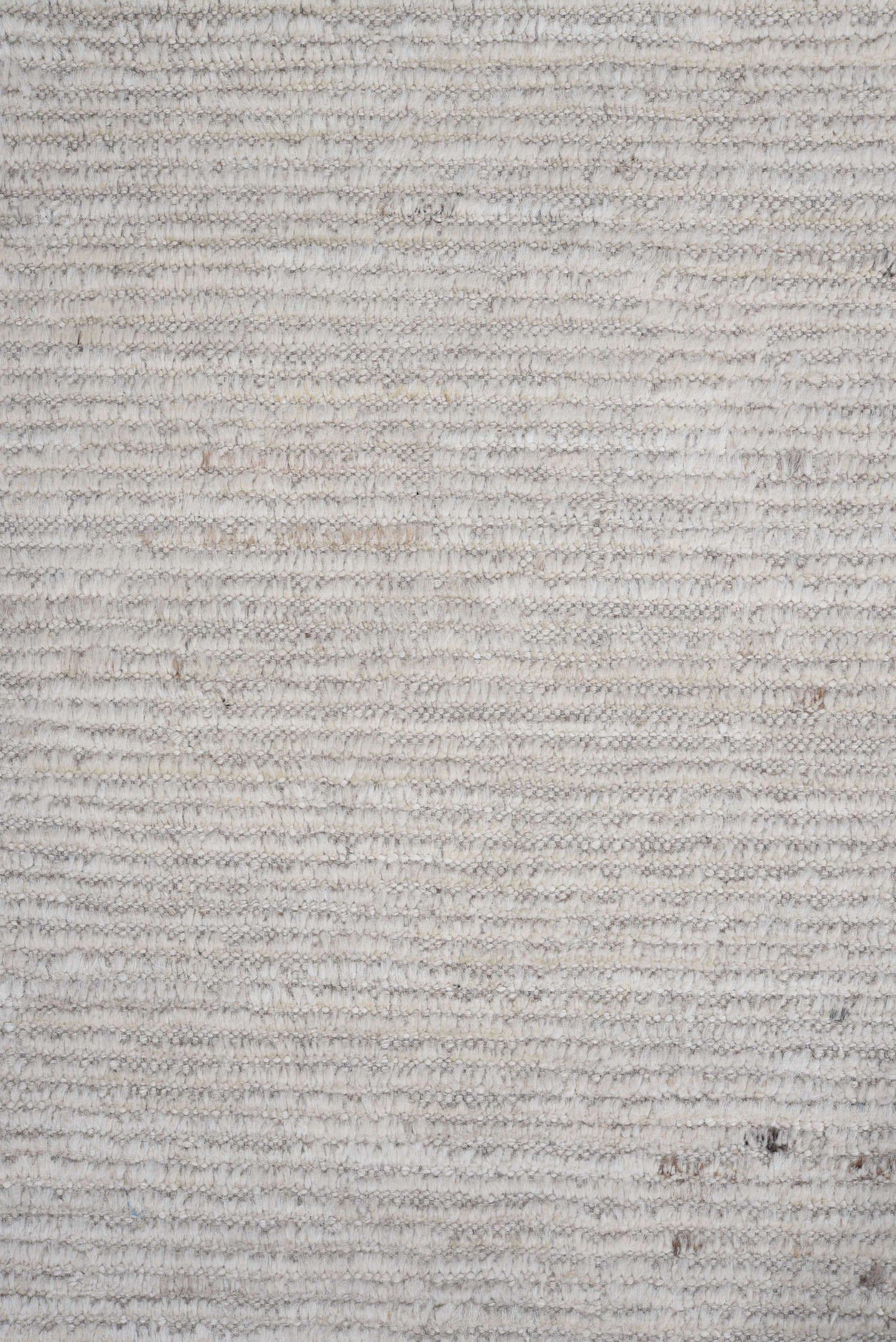 8' x 9' one-of-a-kind handmade vintage Tulu rug. Color palette: ivory, cream, taupe, light gray, beige, charcoal, gray