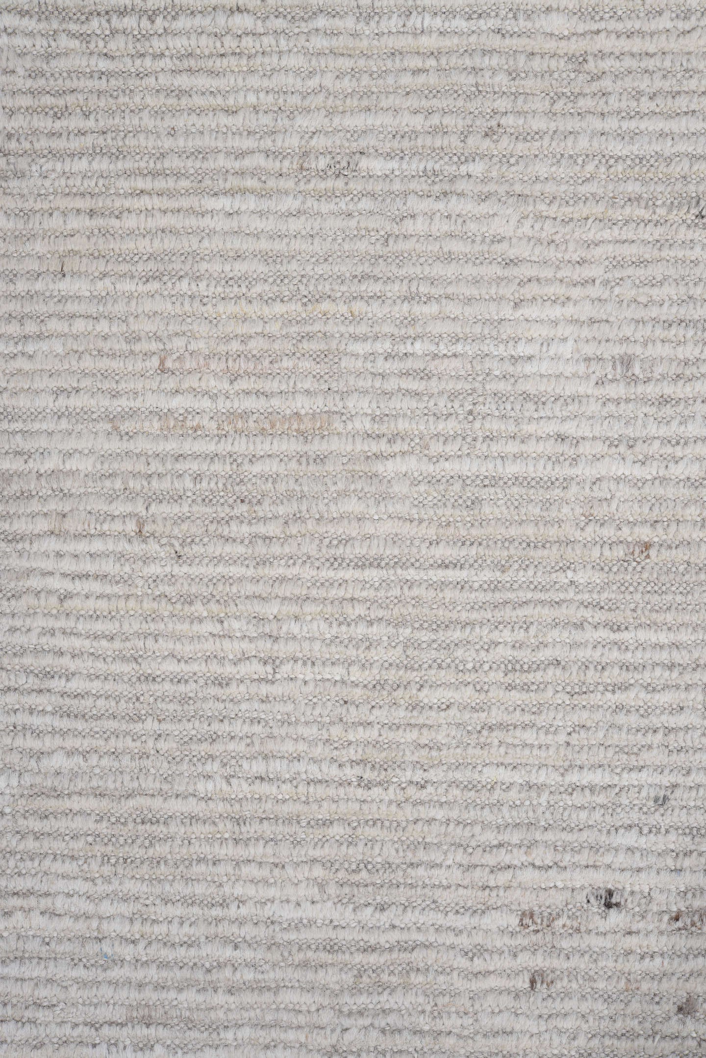 8' x 9' one-of-a-kind handmade vintage Tulu rug. Color palette: ivory, cream, taupe, light gray, beige, charcoal, gray