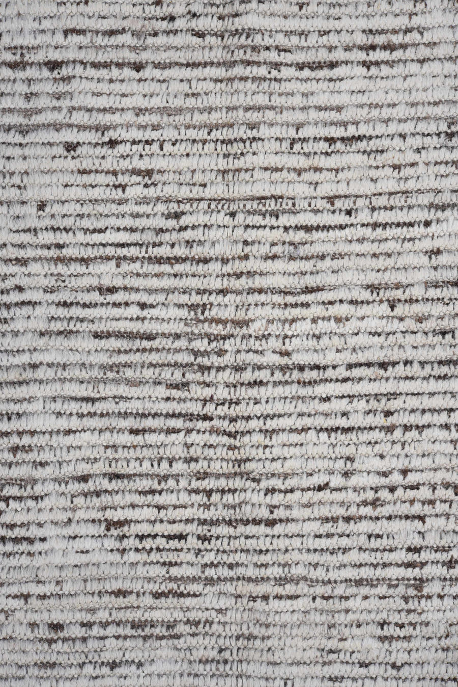 6' x 8' one-of-a-kind handmade vintage Tulu rug. Color palette: ivory, brown, taupe, charcoal, beige, gray, black