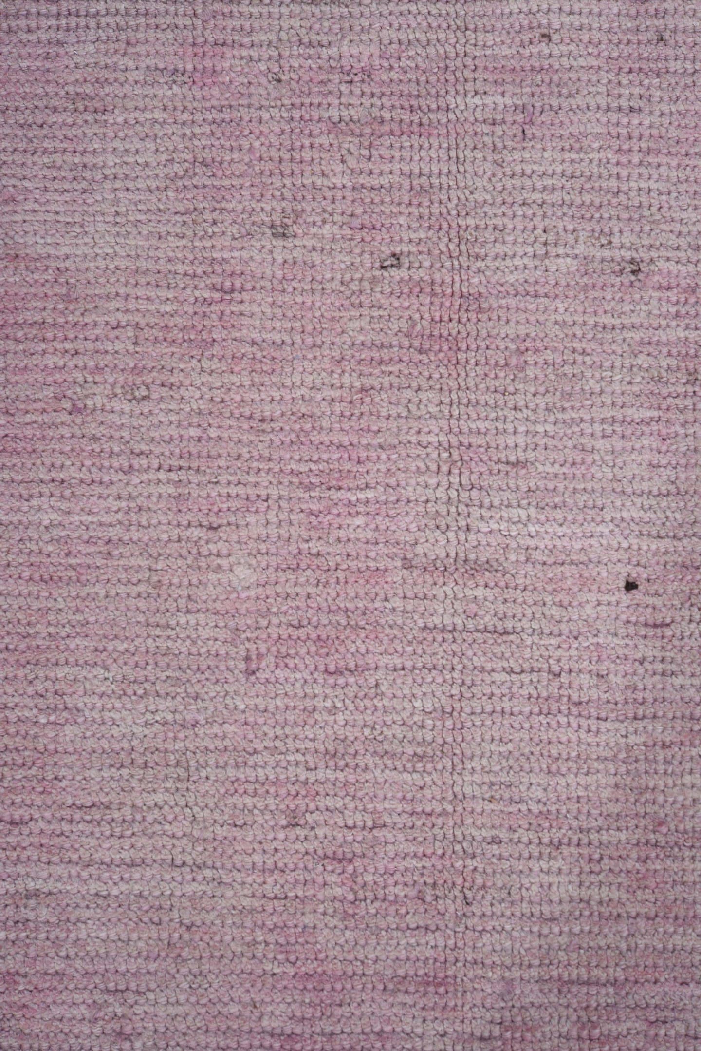 9' x 12' one-of-a-kind handmade vintage Tulu large size rug. Color palette: blush, rose, ivory, taupe, pink, red, beige