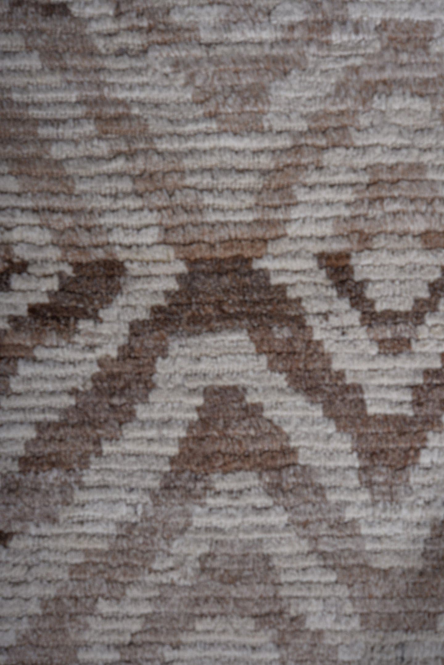 13' x 17' one-of-a-kind handmade vintage Tulu oversize rug. Color palette: ivory, taupe, camel, brown, greige, beige, gray