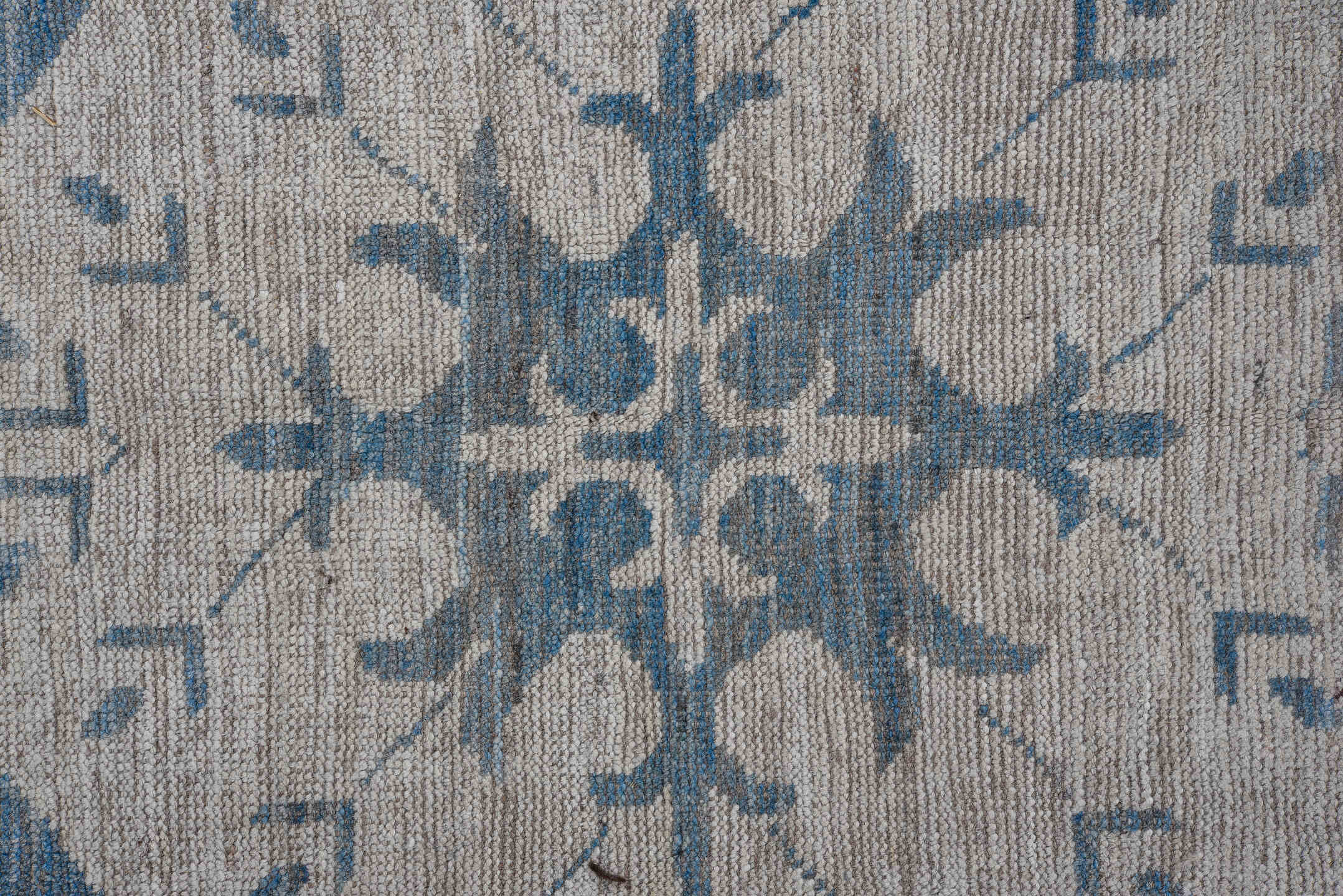 12' x 15' one-of-a-kind handmade vintage Oushak oversize rug. Color palette: black, blue, dark gray, fiord, gainsboro, gray