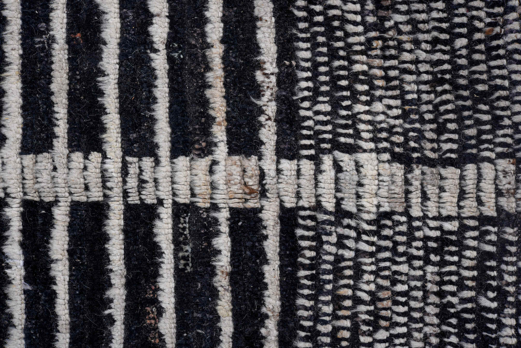 13' x 13' one-of-a-kind handmade vintage Tulu oversize rug. Color palette: black, blue, charcoal, dark gray, dim gray