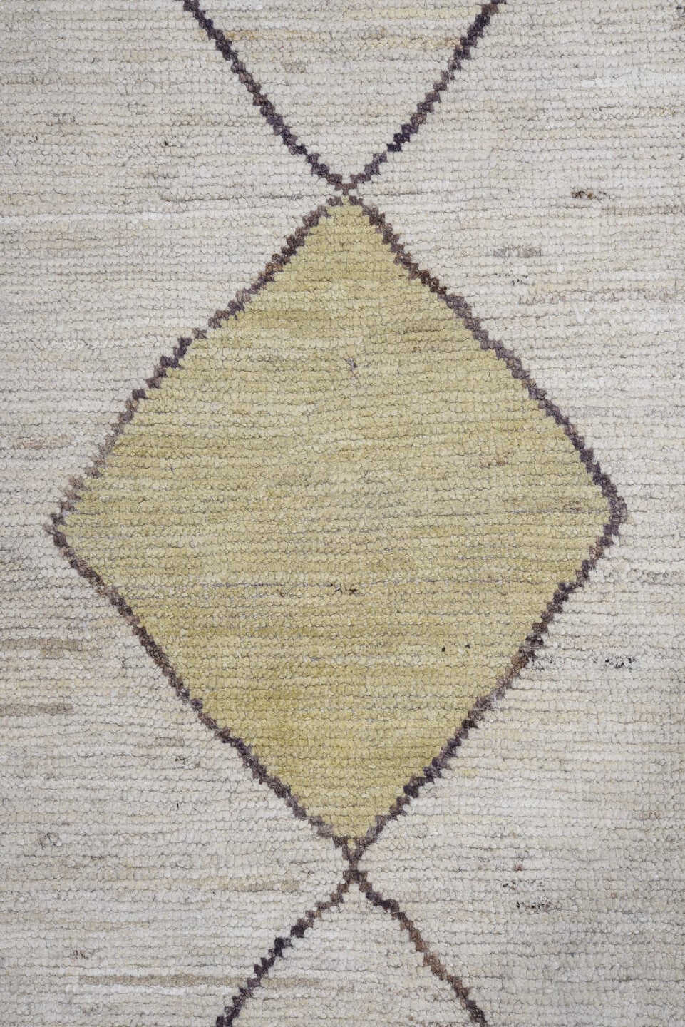 13' x 20' one-of-a-kind handmade vintage Tulu oversize rug. Color palette: ivory, taupe, camel, sky_blue, pale_gold
