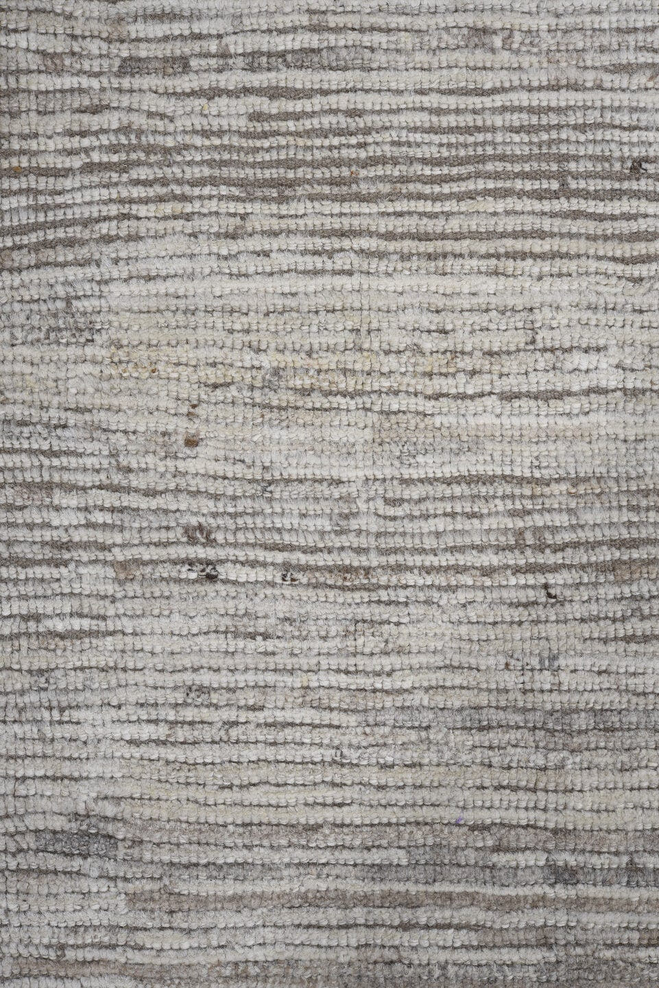 11' x 13' one-of-a-kind handmade vintage Tulu oversize rug. Color palette: ivory, taupe, cream, beige, gray