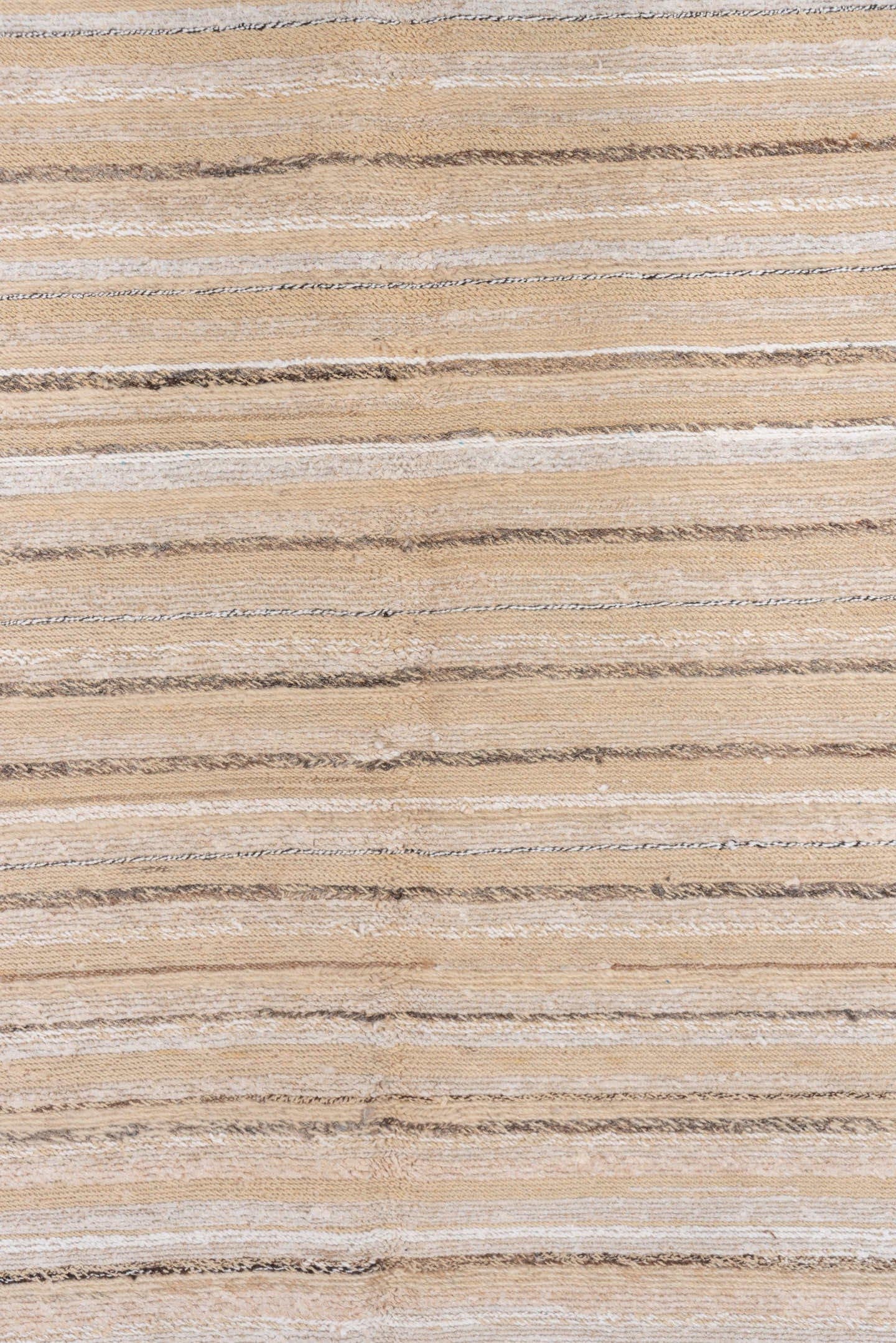9' x 11' one-of-a-kind handmade vintage Oushak large size rug. Color palette: beige, ivory, taupe, camel, gray