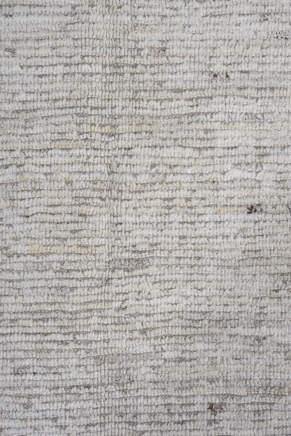 13' x 16' one-of-a-kind handmade vintage Tulu oversize rug. Color palette: ivory, taupe, beige, stone, gray