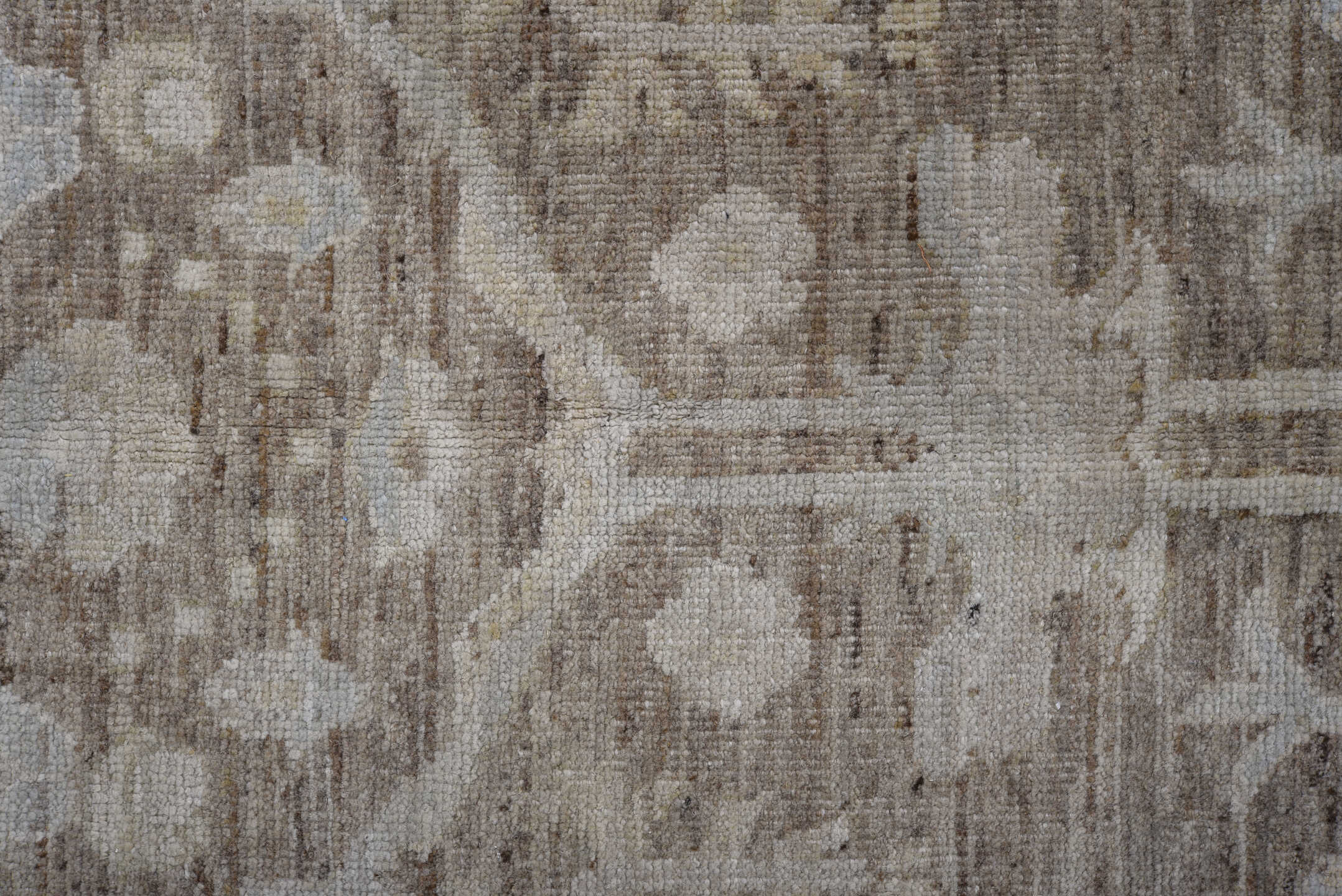 12' x 14' one-of-a-kind handmade vintage Oushak oversize rug. Color palette: black, dark gray, dim gray, gainsboro, gray