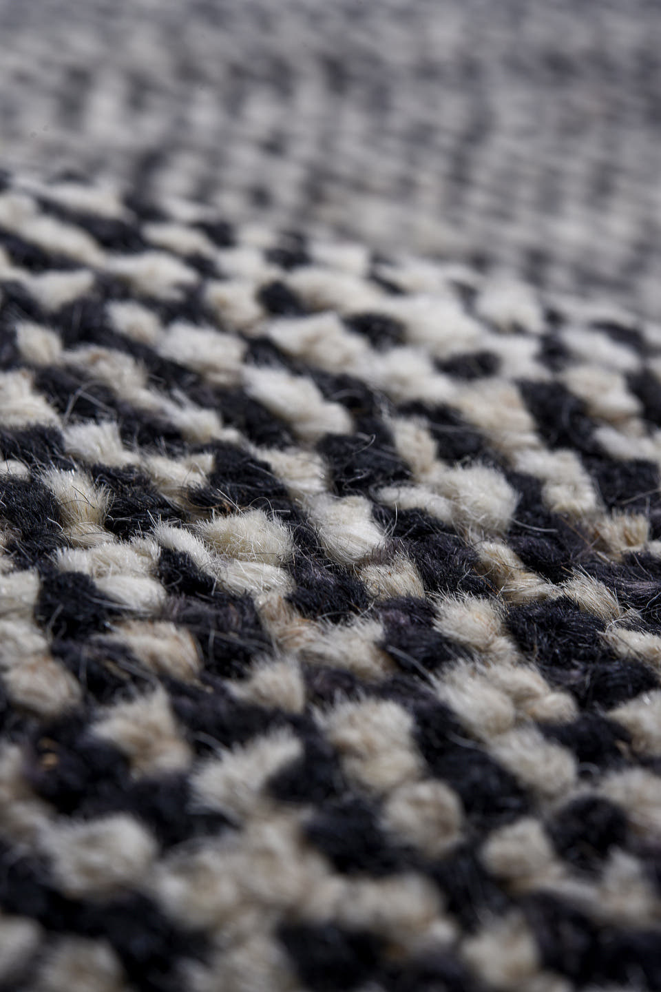 11' x 14' one-of-a-kind handmade vintage Tulu oversize rug. Color palette: charcoal, ivory, saffron, crimson, blue, taupe