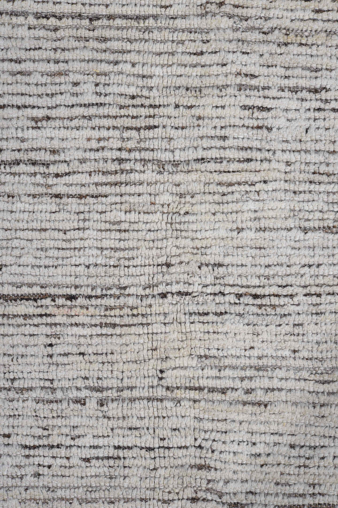 13' x 16' one-of-a-kind handmade vintage Tulu oversize rug. Color palette: ivory, charcoal, taupe, brown, gray, black, beige