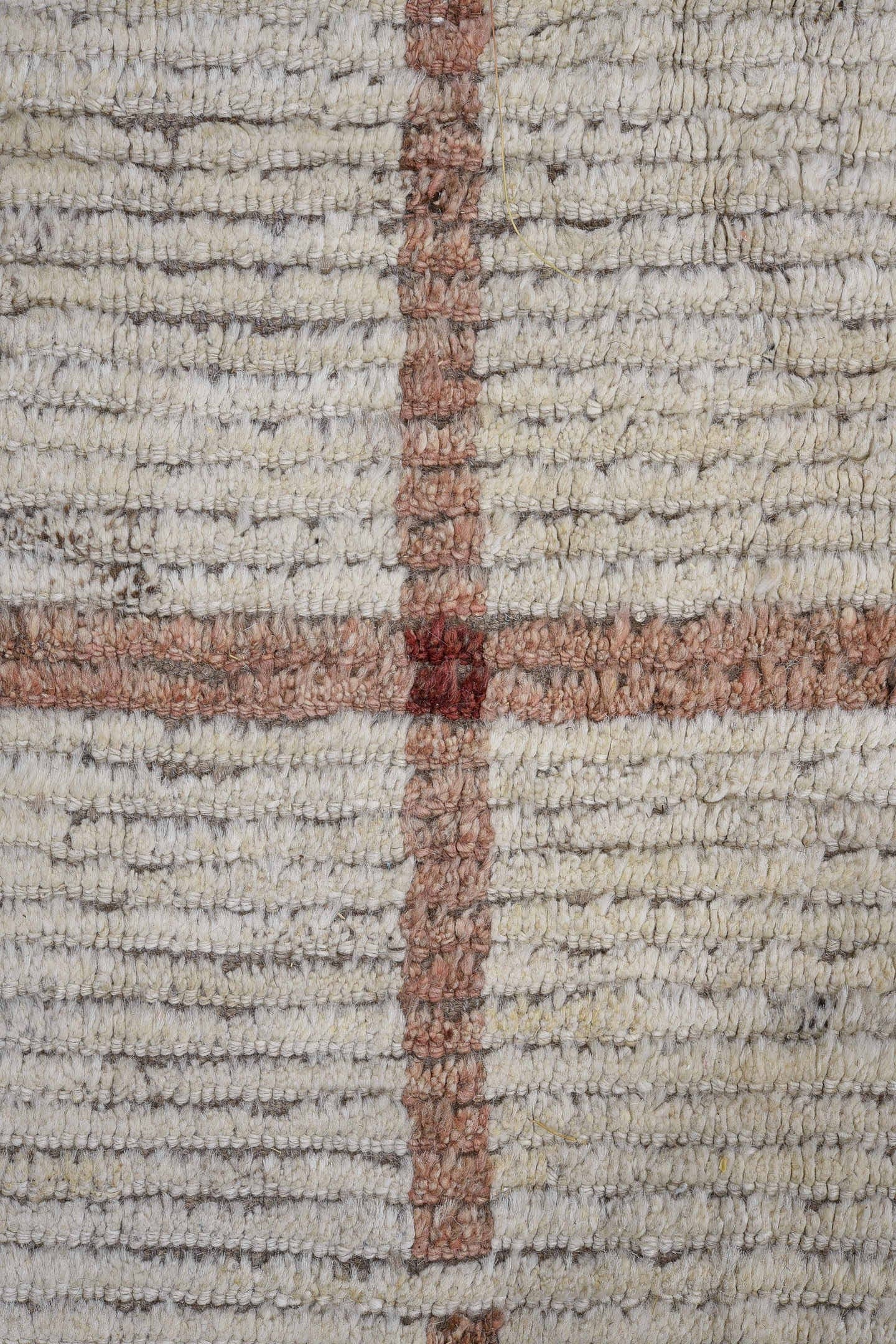 14' x 16' one-of-a-kind handmade vintage Tulu oversize rug. Color palette: ivory, blush, taupe, rose, gray, camel, pink