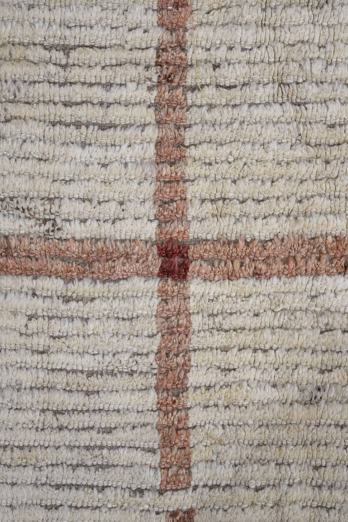 14' x 16' one-of-a-kind handmade vintage Tulu oversize rug. Color palette: ivory, blush, taupe, rose, gray, camel, pink