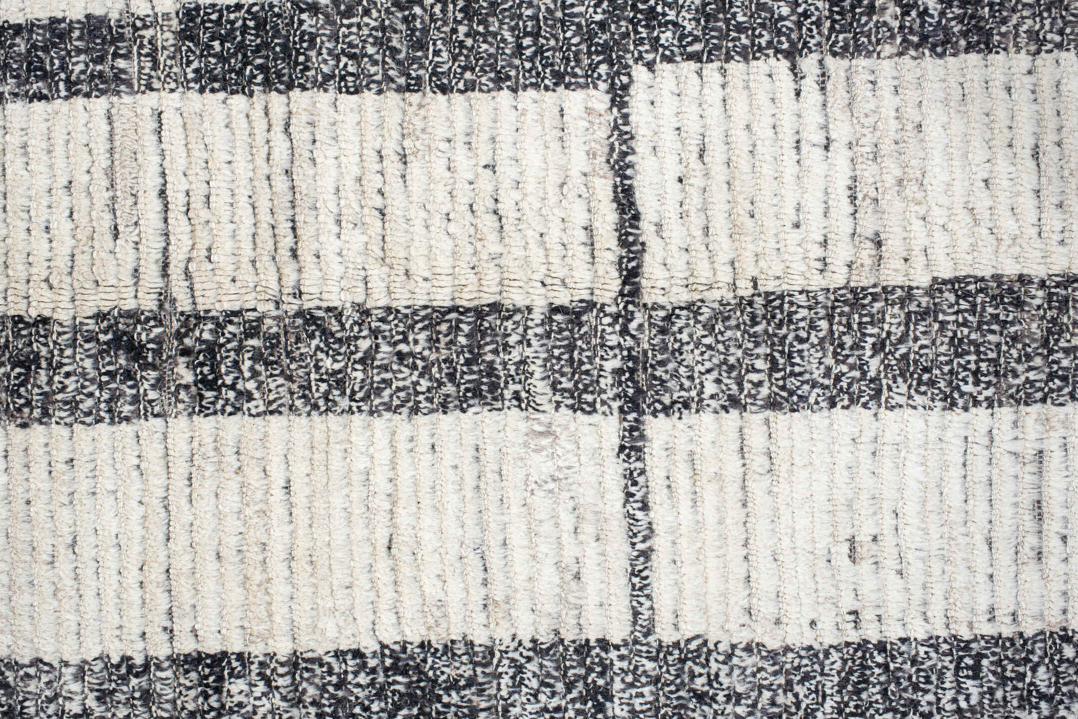 14' x 19' one-of-a-kind handmade vintage Tulu oversize rug. Color palette: black, dark gray, dim gray, gainsboro, gray