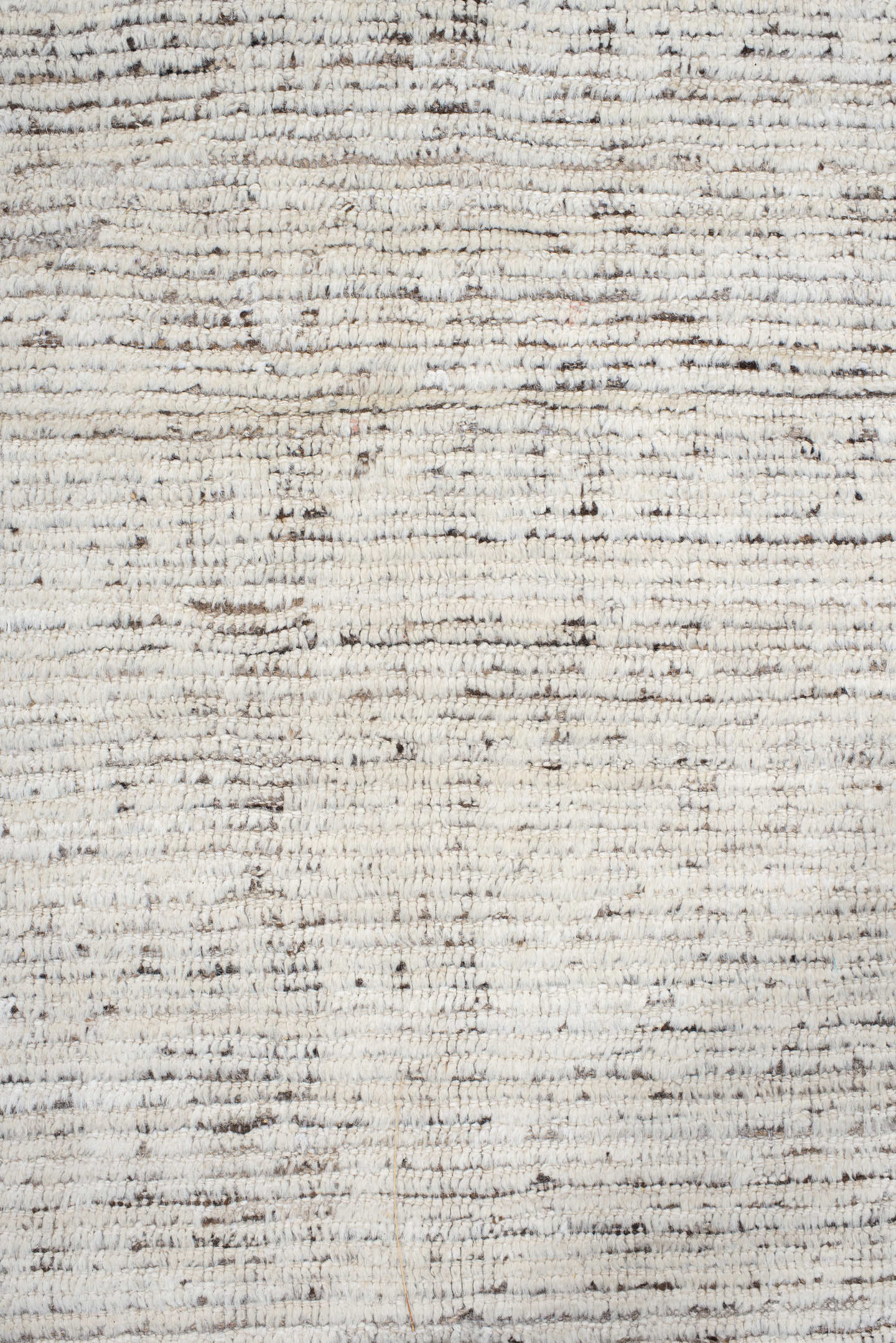 10' x 13' one-of-a-kind handmade vintage Tulu large size rug. Color palette: ivory, charcoal, taupe, brown, gray, black