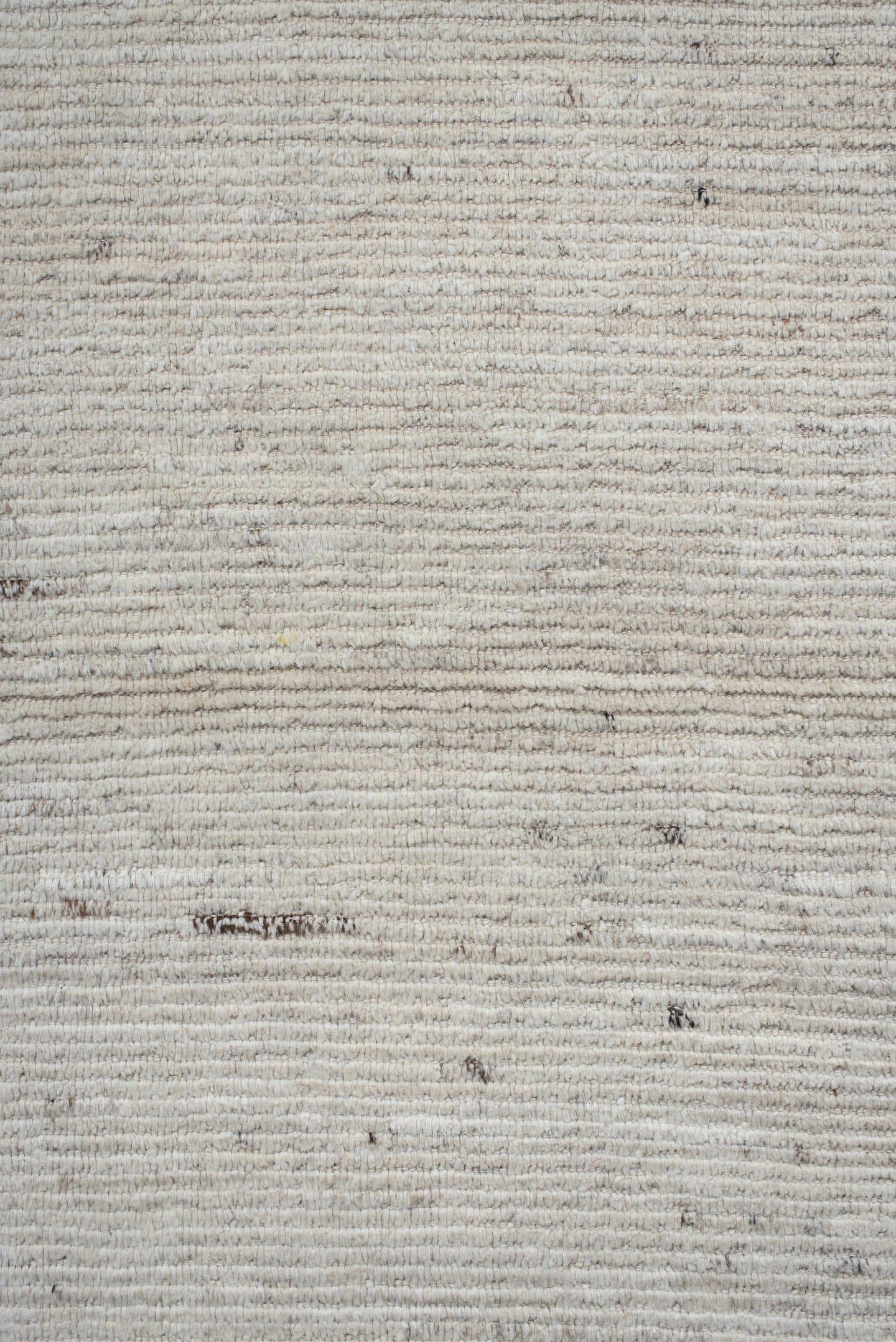 3' x 18' one-of-a-kind handmade vintage Tulu runner rug. Color palette: ivory, cream, taupe, charcoal, beige, gray, black