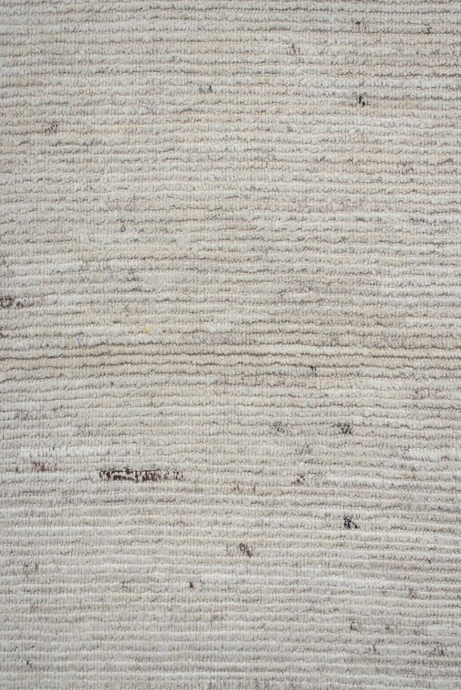 3' x 18' one-of-a-kind handmade vintage Tulu runner rug. Color palette: ivory, cream, taupe, charcoal, beige, gray, black