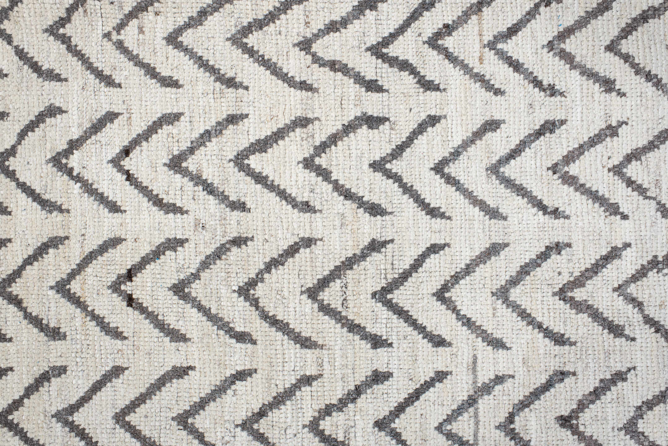 8' x 9' one-of-a-kind handmade vintage Tulu rug. Color palette: black, charcoal, dark gray, dim gray, gainsboro, gray