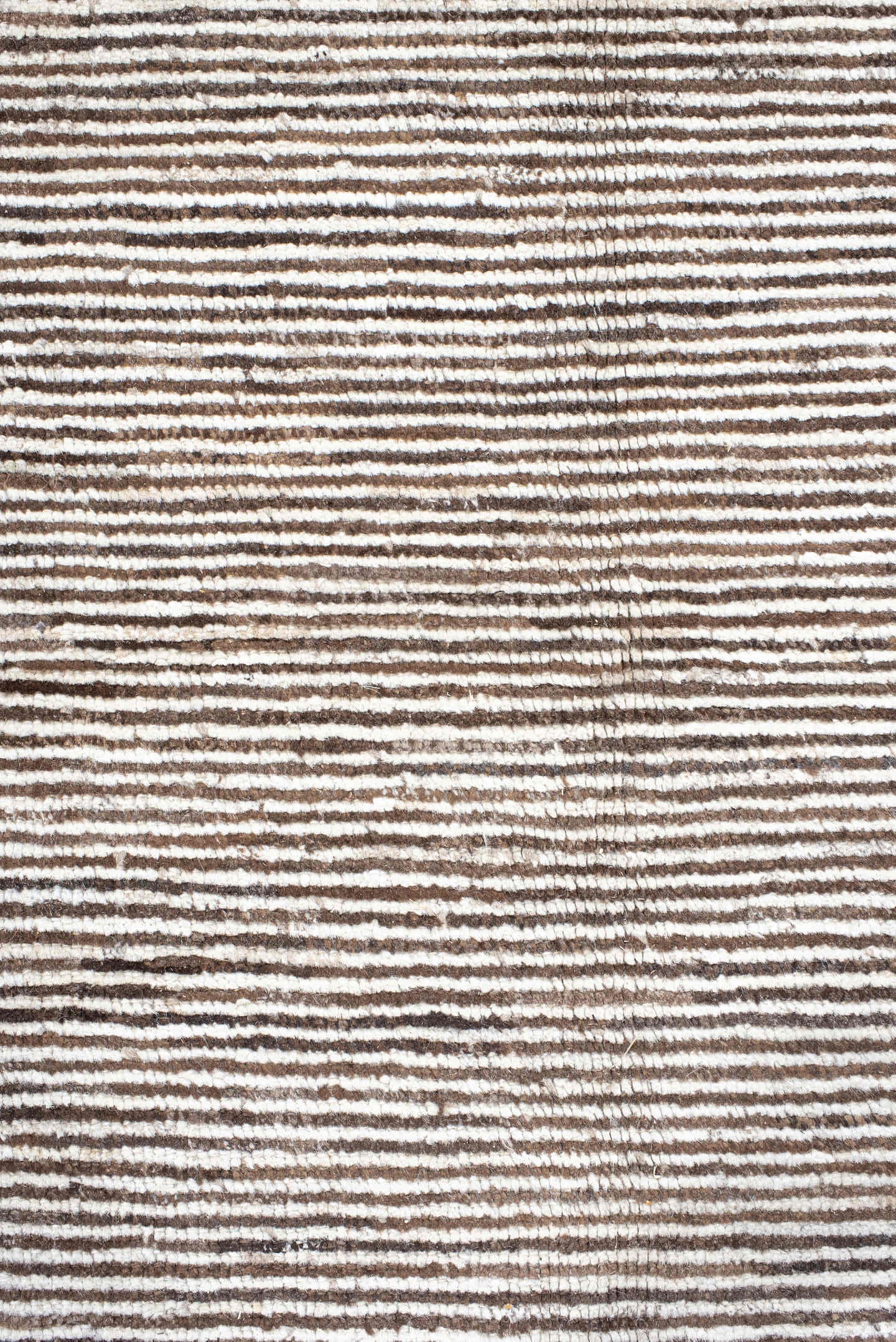 10' x 14' one-of-a-kind handmade vintage Tulu large size rug. Color palette: ivory, brown, taupe, charcoal, beige, gray