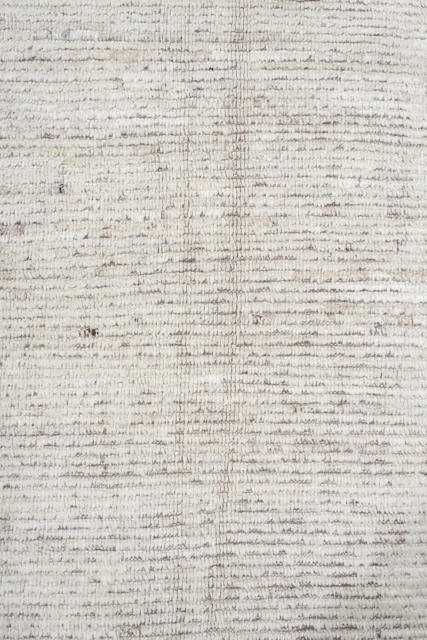 12' x 14' one-of-a-kind handmade vintage Tulu oversize rug. Color palette: ivory, taupe, beige, gray