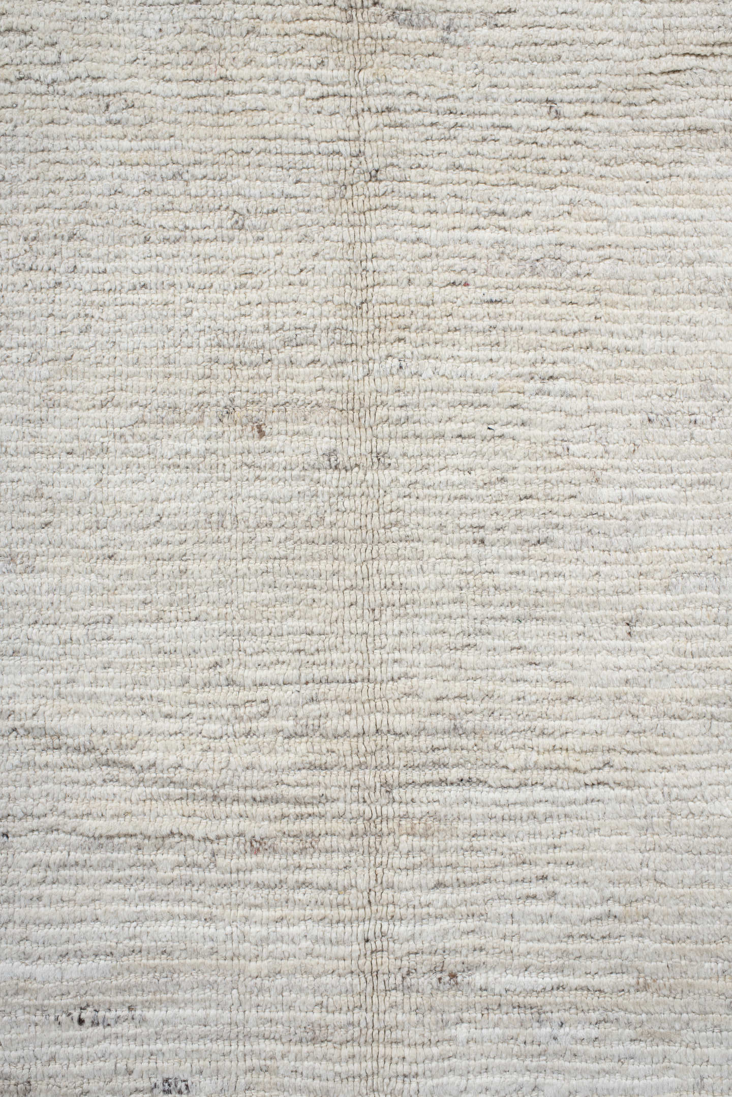 12' x 15' one-of-a-kind handmade vintage Tulu oversize rug. Color palette: ivory, cream, beige, taupe, light gray, gray