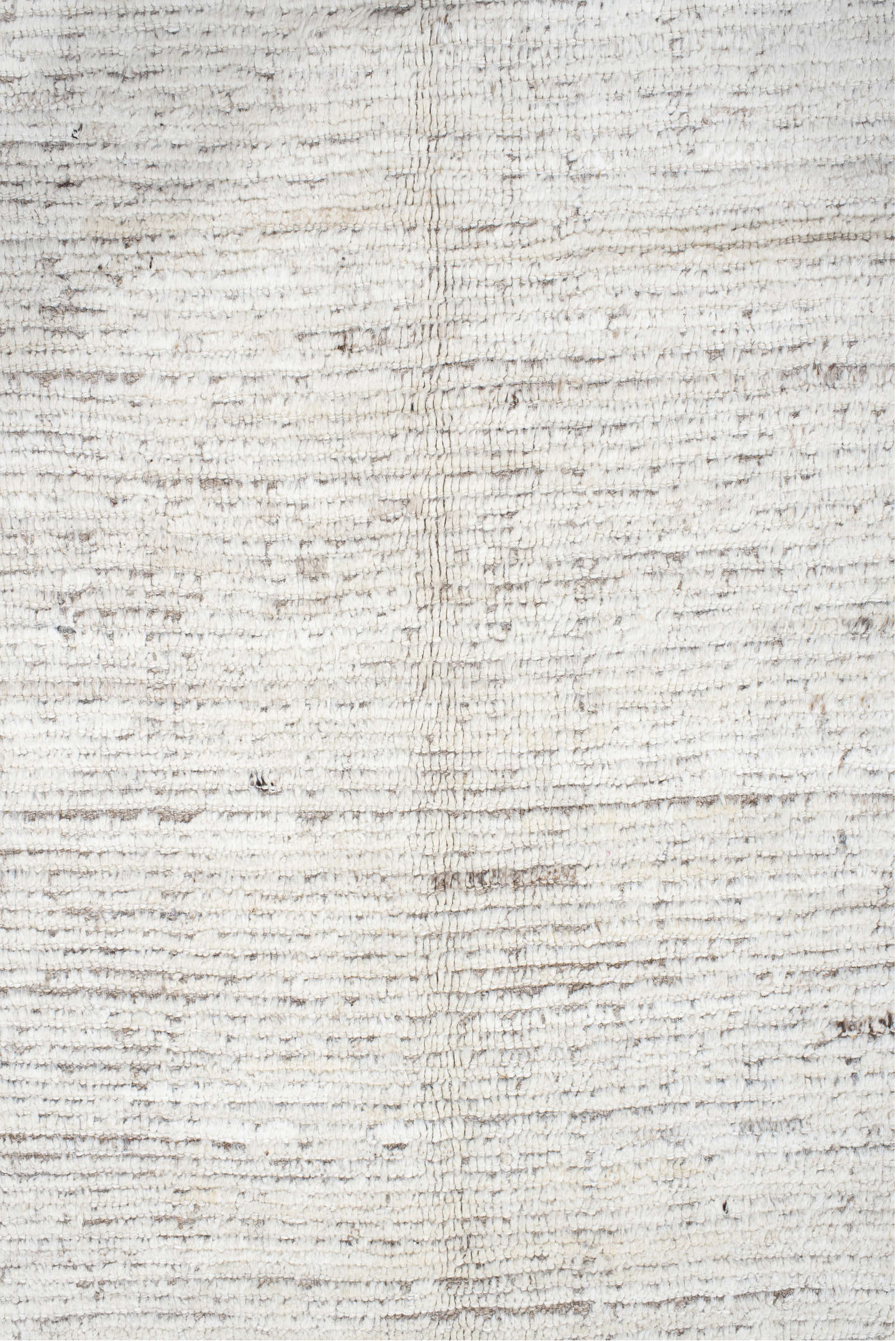 12' x 14' one-of-a-kind handmade vintage Tulu oversize rug. Color palette: ivory, taupe, cream, beige, gray