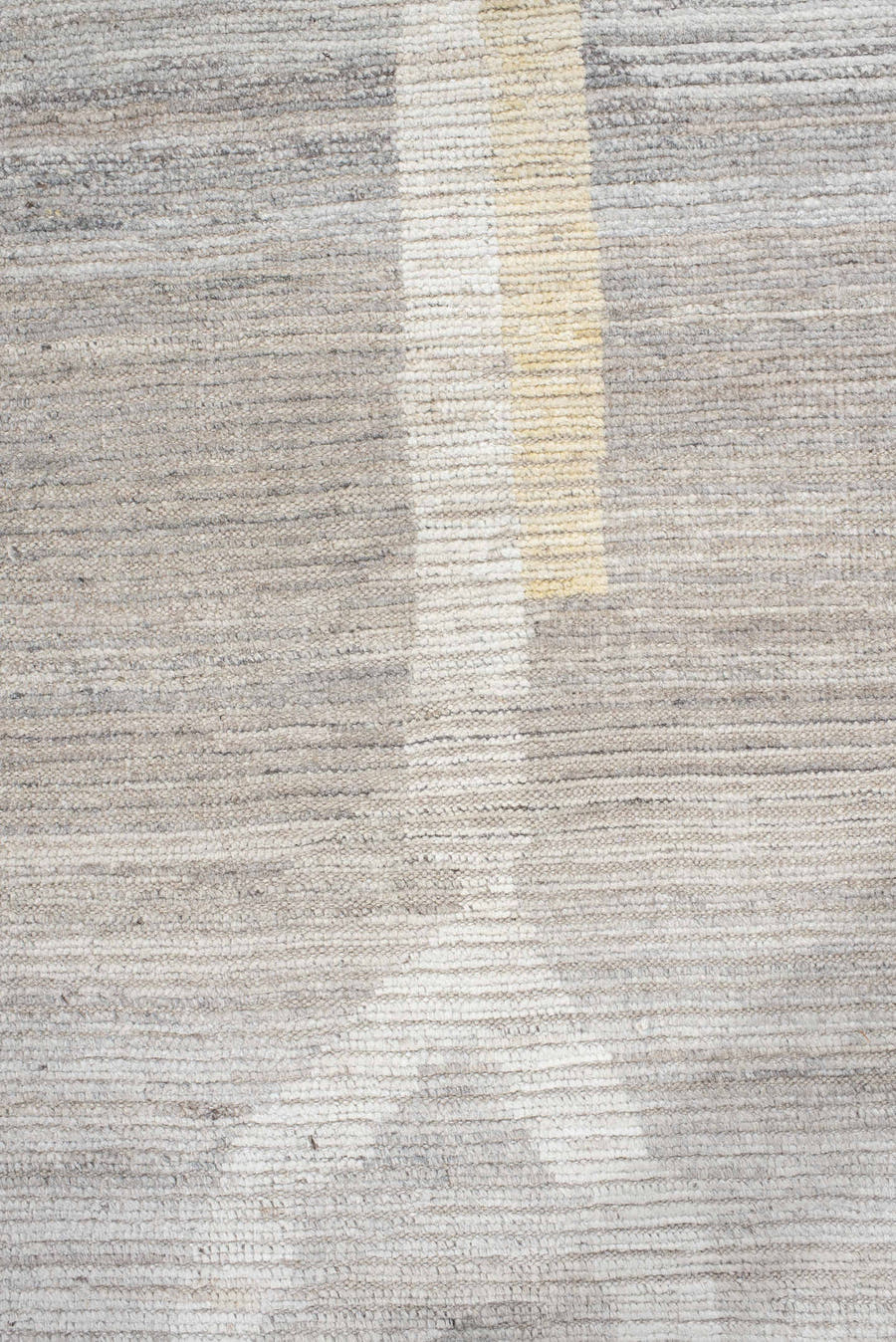 12' x 15' one-of-a-kind handmade vintage Tulu oversize rug. Color palette: ivory, gray, charcoal, sky_blue, cream, taupe