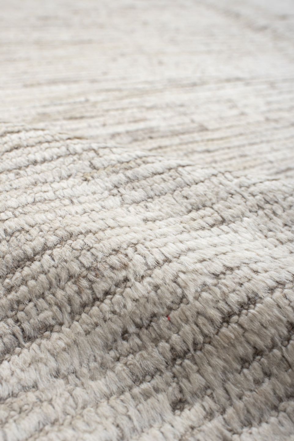 12' x 14' one-of-a-kind handmade vintage Tulu oversize rug. Color palette: dark gray, gainsboro, gray, light gray, off-white