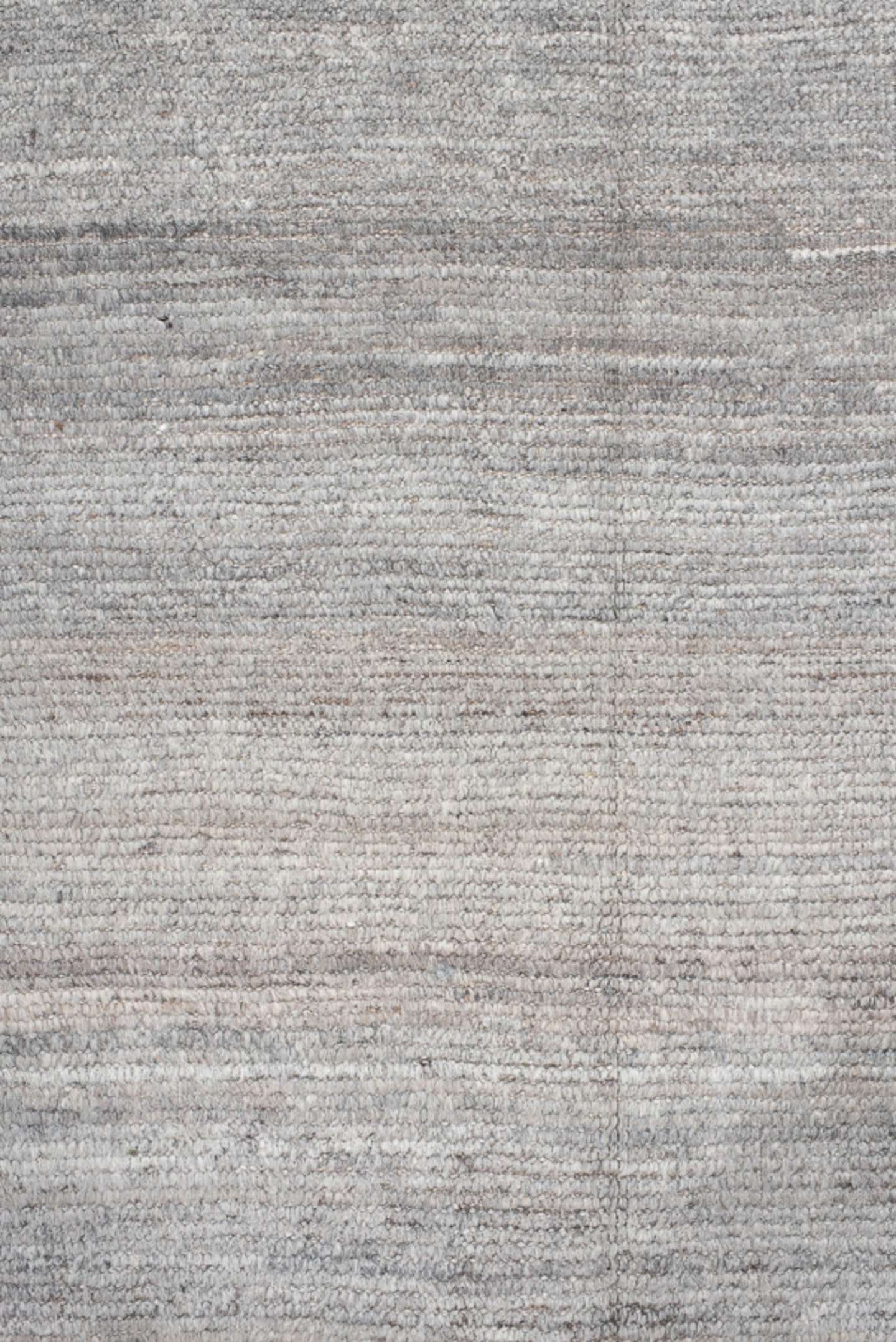 12' x 15' one-of-a-kind handmade vintage Tulu oversize rug. Color palette: gray, taupe, camel, ivory, greige, charcoal