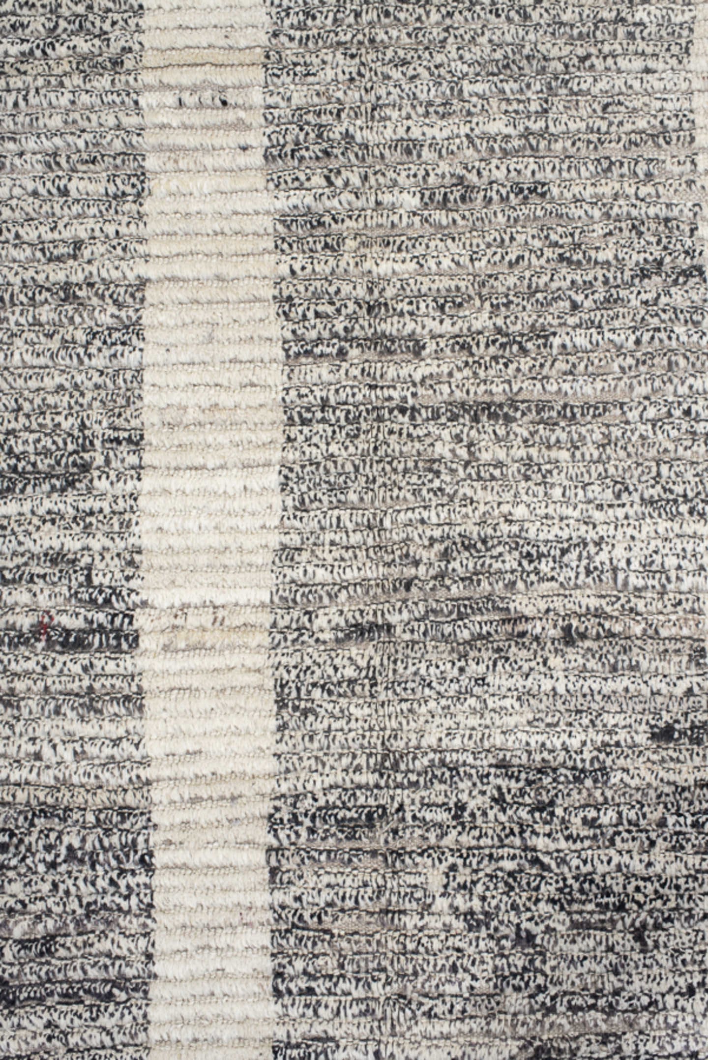 12' x 17' one-of-a-kind handmade vintage Tulu oversize rug. Color palette: gray, ivory, charcoal, taupe, black, beige