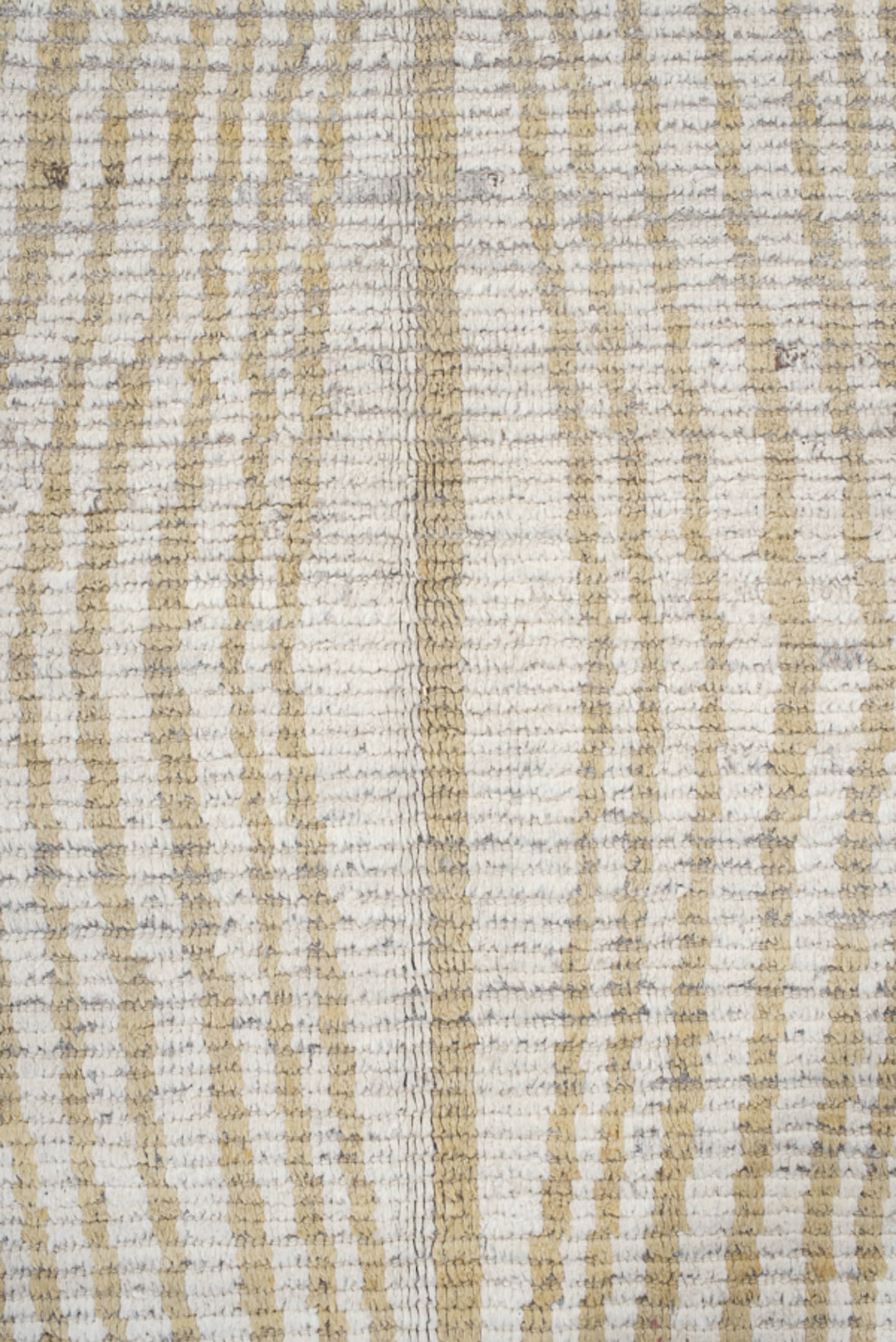 11' x 14' one-of-a-kind handmade vintage Tulu oversize rug. Color palette: ivory, gray, cream, gold, charcoal, rose, taupe