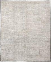 12' x 14' one-of-a-kind handmade vintage Tulu oversize rug. Color palette: ivory, taupe, gray, cream, beige