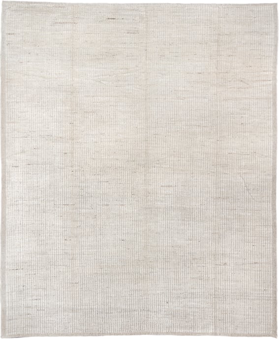 12' x 14' one-of-a-kind handmade vintage Tulu oversize rug. Color palette: ivory, cream, beige, taupe, camel, gray