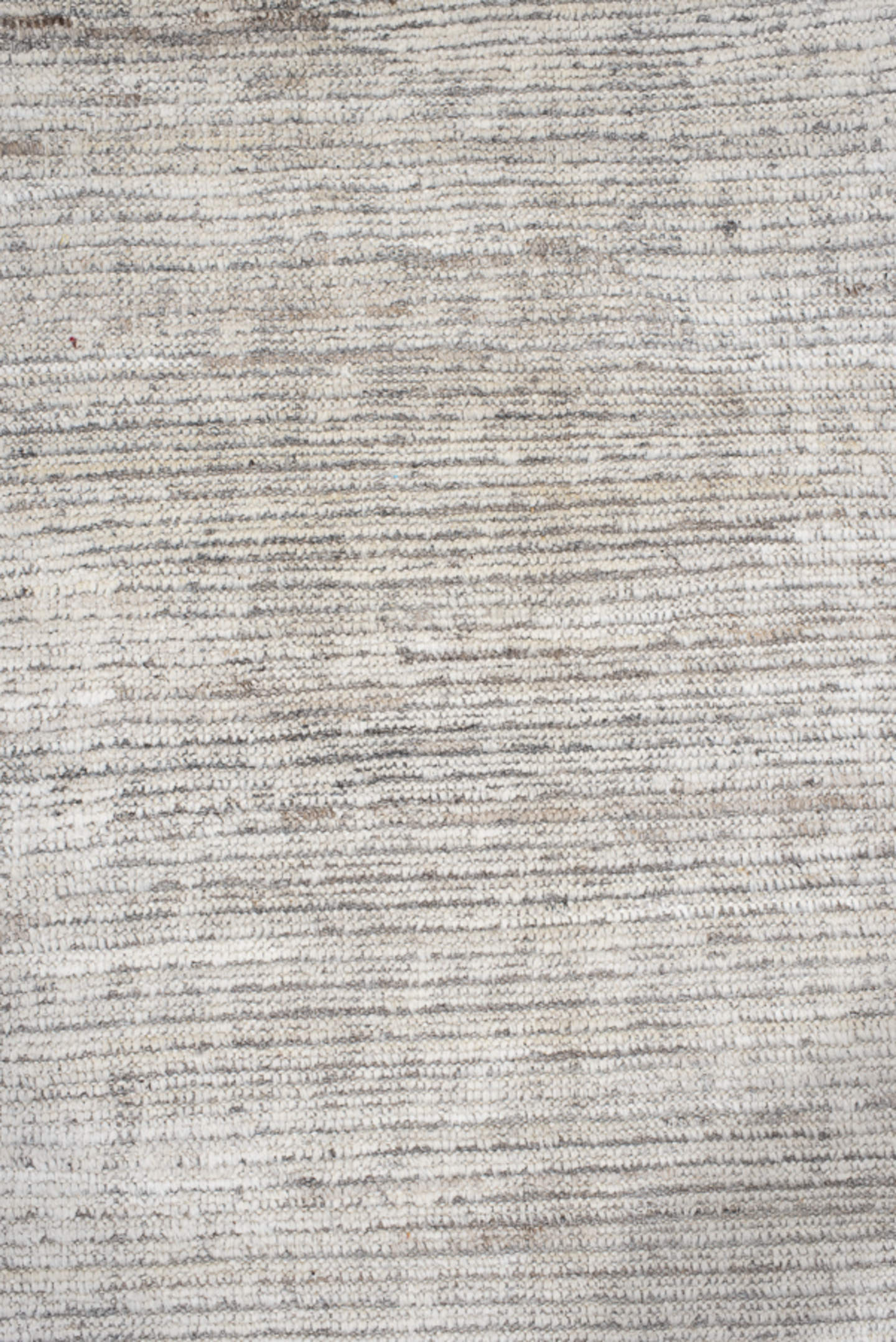 12' x 15' one-of-a-kind handmade vintage Tulu oversize rug. Color palette: ivory, gray, taupe, charcoal, cream, beige, black