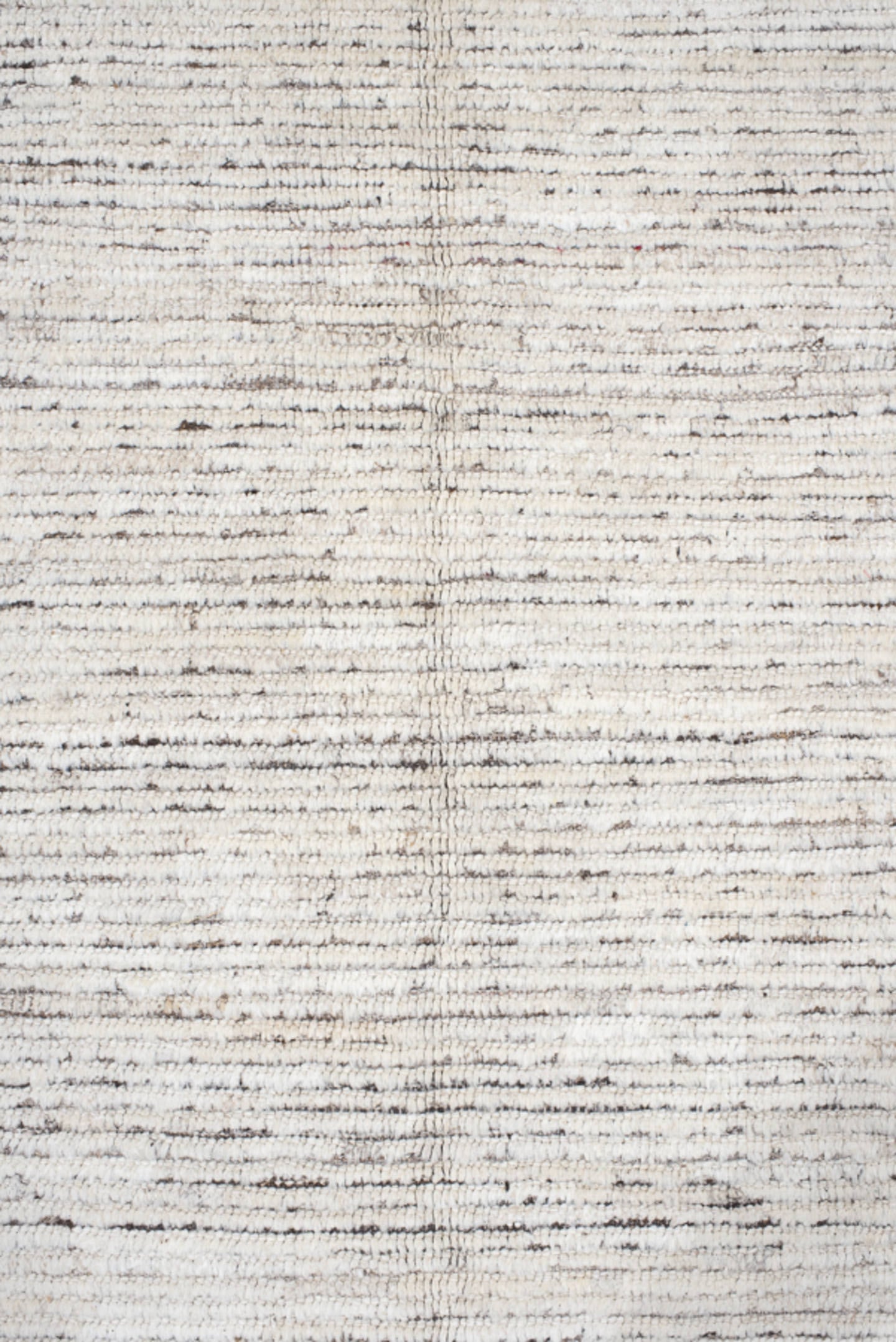 12' x 14' one-of-a-kind handmade vintage Tulu oversize rug. Color palette: ivory, charcoal, taupe, cream, gray, black, beige