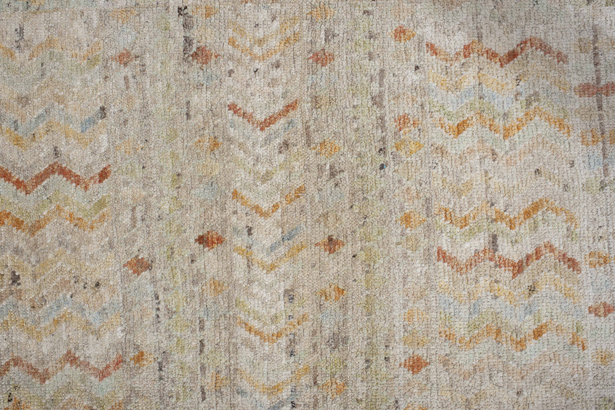 3' x 9' one-of-a-kind handmade vintage Kilim runner rug. Color palette: brown, burlywood, dim gray, gray, light gray