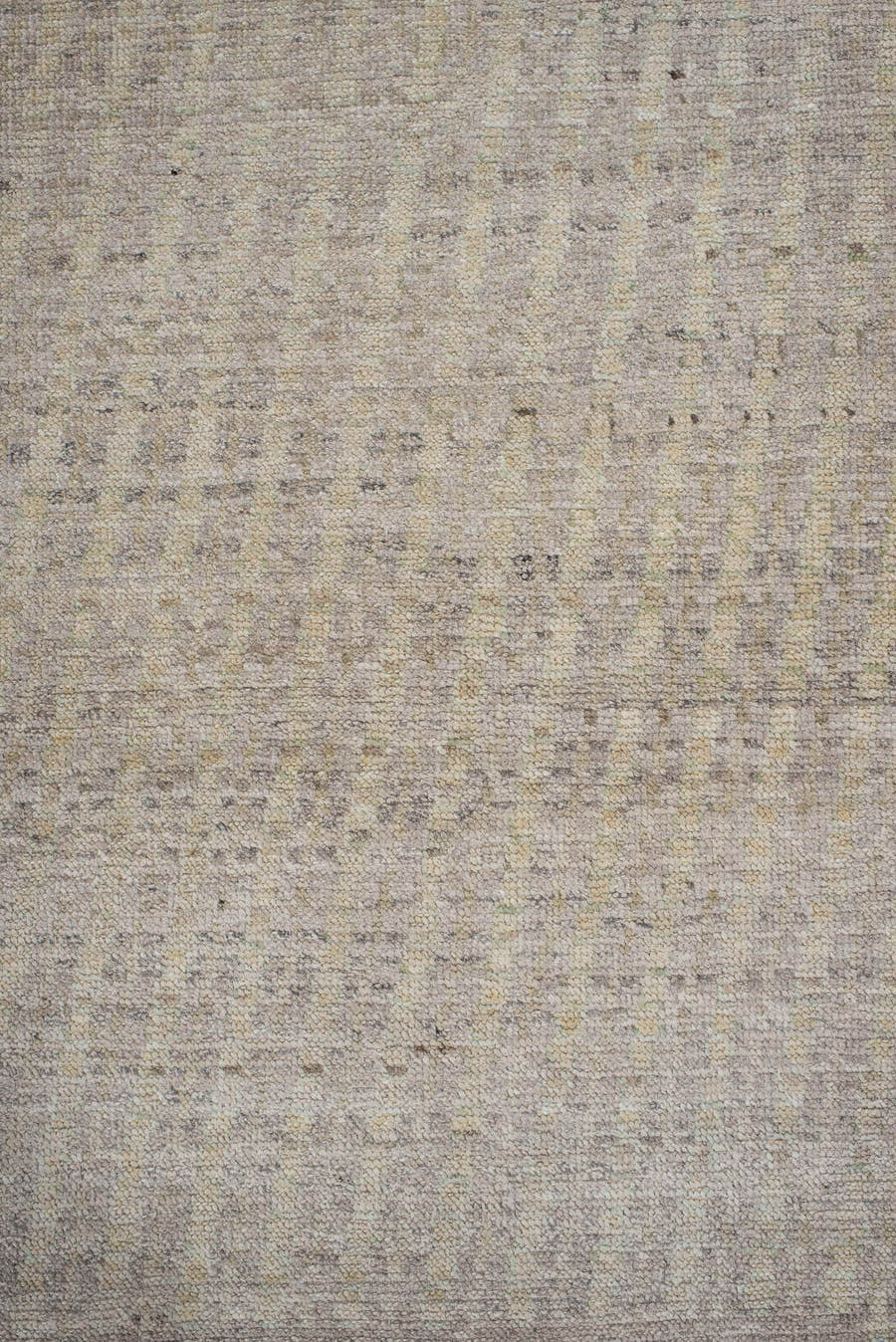 2' x 9' one-of-a-kind handmade vintage Kilim runner rug. Color palette: ivory, beige, taupe, pale blue, cream, gray