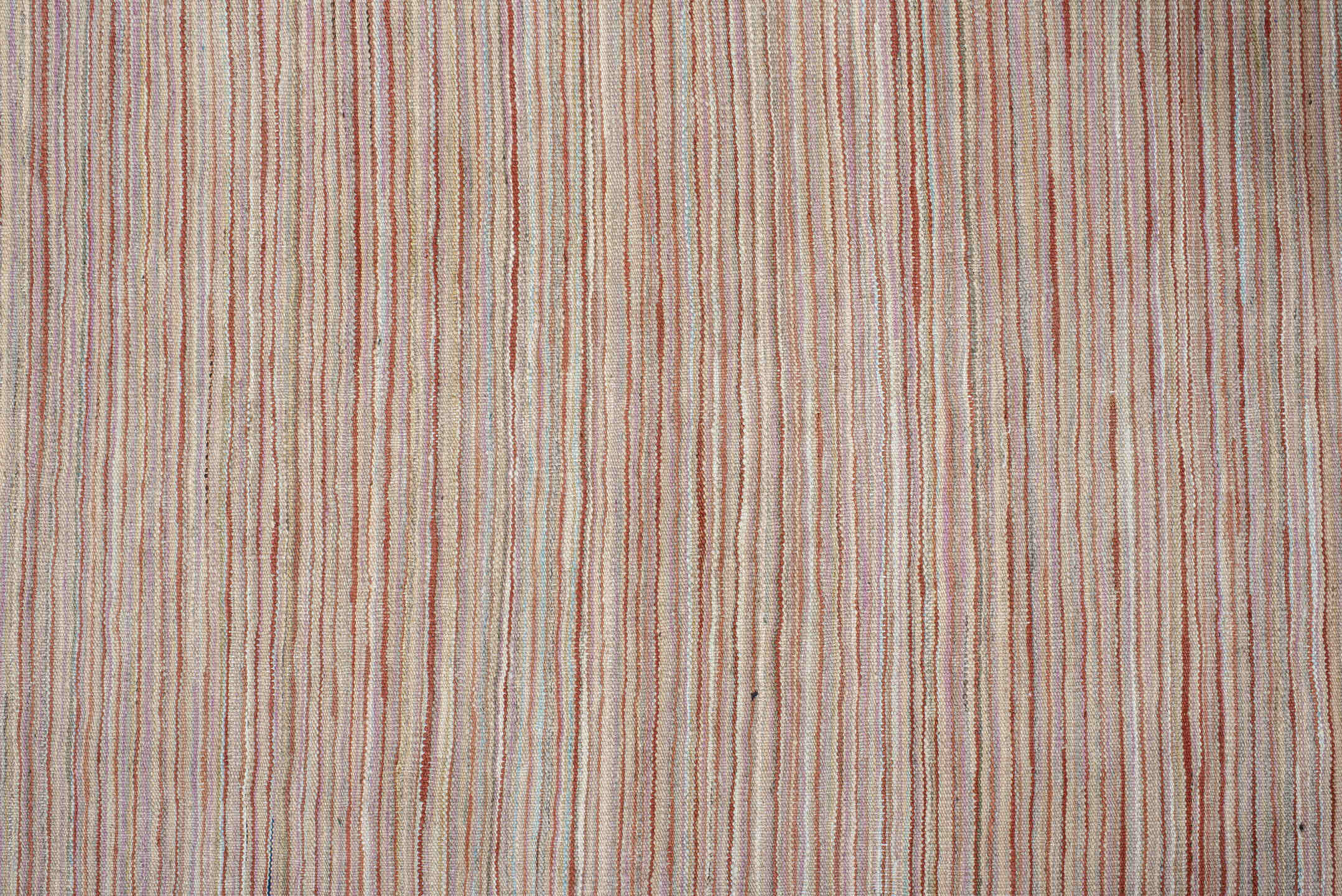 2' x 12' one-of-a-kind handmade vintage Kilim runner rug. Color palette: brown, dark gray, gray, light gray, off-white