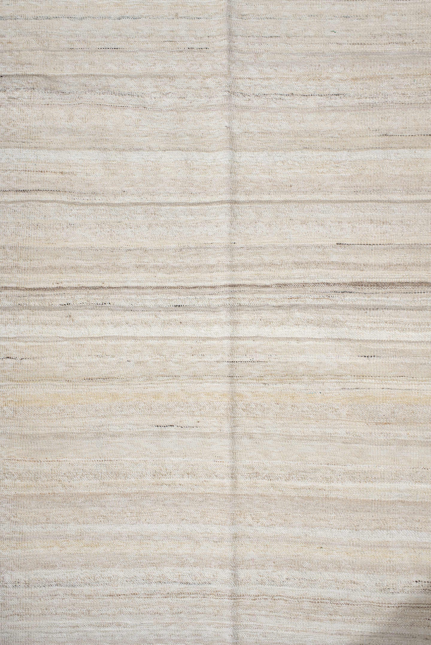 2' x 9' one-of-a-kind handmade vintage Kilim runner rug. Color palette: ivory, cream, beige, taupe, sand, light gray, gray