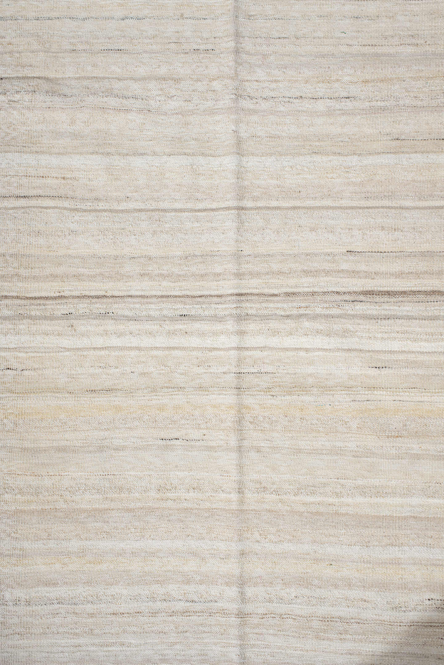 2' x 9' one-of-a-kind handmade vintage Kilim runner rug. Color palette: ivory, cream, beige, taupe, sand, light gray, gray