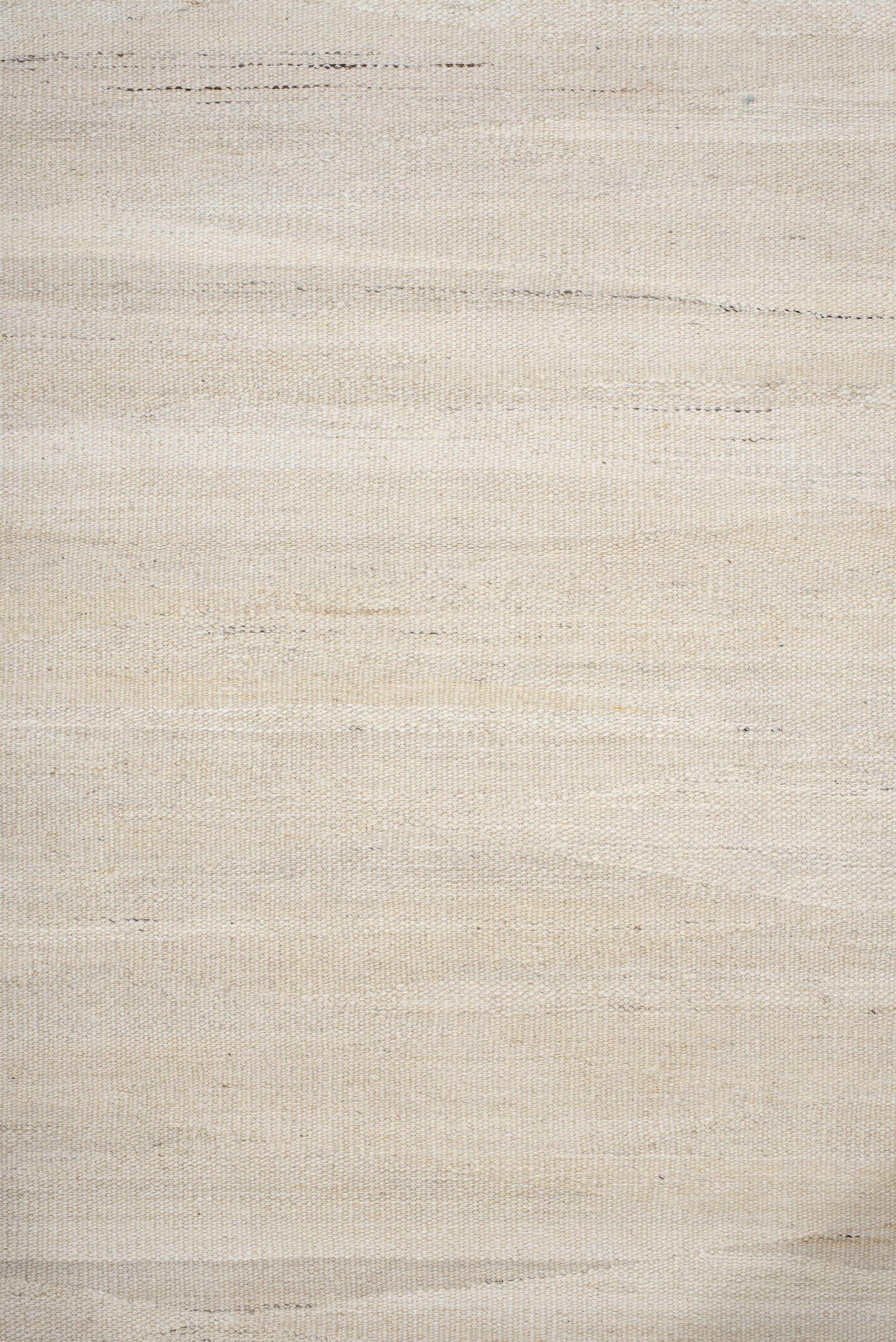 3' x 12' one-of-a-kind handmade vintage Kilim runner rug. Color palette: ivory, cream, beige, taupe, gray