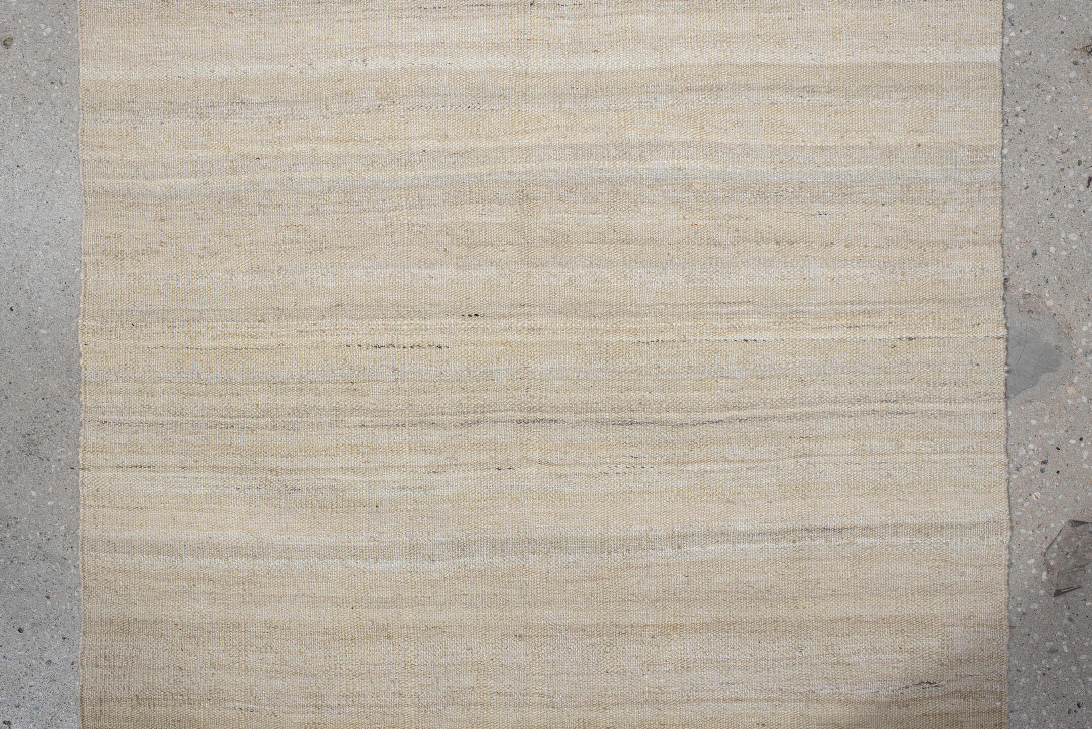 2' x 6' one-of-a-kind handmade vintage Kilim runner rug. Color palette: light gray, off-white, gray, pink, brown, linen