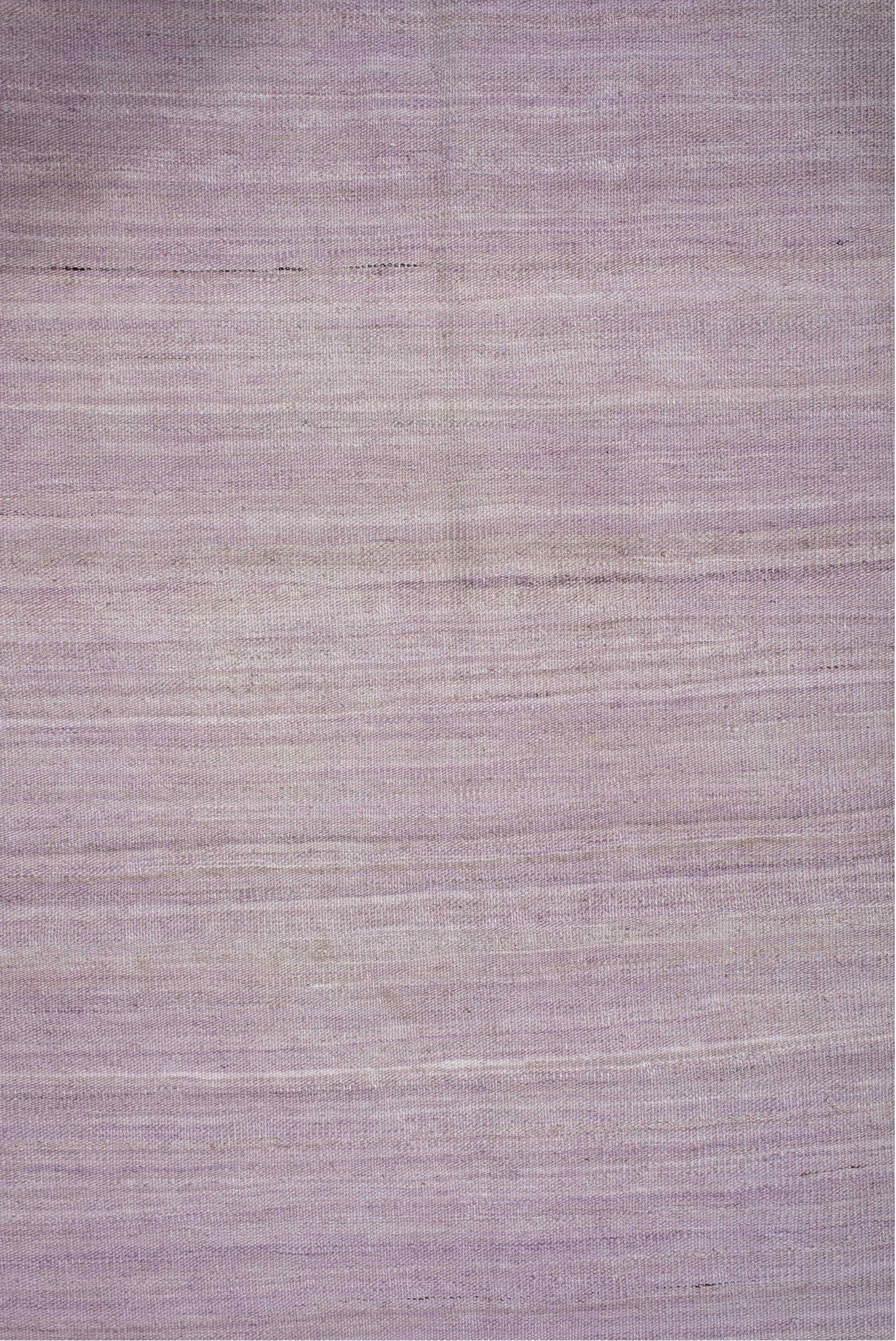 3' x 11' one-of-a-kind handmade vintage Kilim runner rug. Color palette: lavender, beige, ivory, taupe, light gray, gray