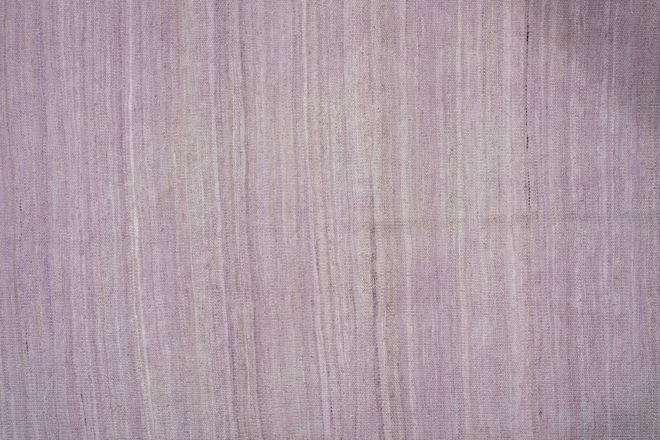 3' x 11' one-of-a-kind handmade vintage Kilim runner rug. Color palette: dark gray, gray, light gray, off-white, pink