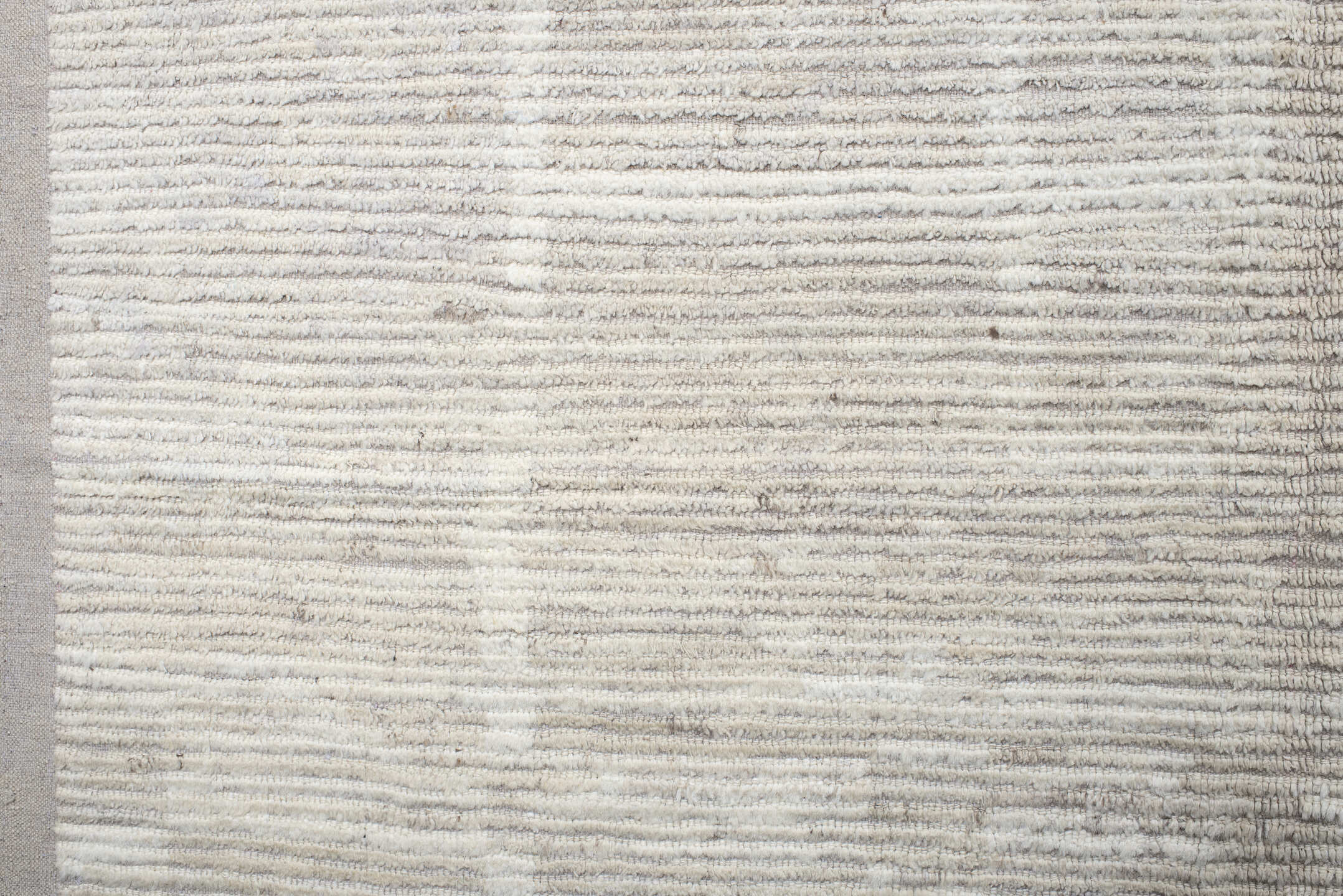 13' x 14' one-of-a-kind handmade vintage Tulu oversize rug. Color palette: ivory, cream, taupe, sky_blue, beige, gray