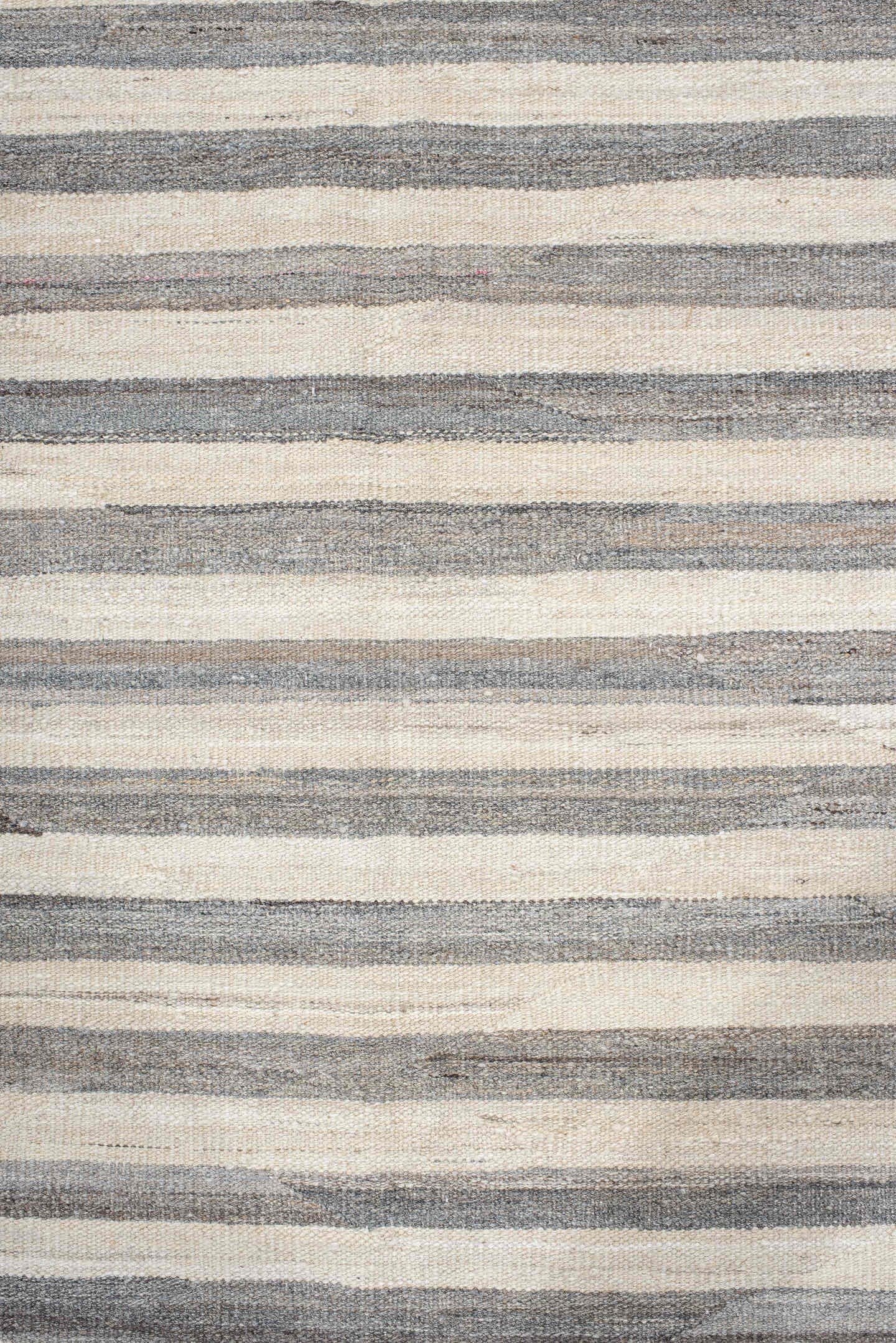 13' x 19' one-of-a-kind handmade vintage Kilim oversize rug. Color palette: gray, ivory, taupe, charcoal, greige, beige