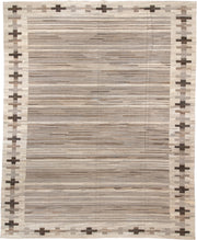 13' x 16' one-of-a-kind handmade vintage Kilim oversize rug. Color palette: taupe, ivory, cream, brown, beige, charcoal