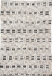 12' x 17' one-of-a-kind handmade vintage Tulu oversize rug. Color palette: ivory, charcoal, taupe, gray, black, beige