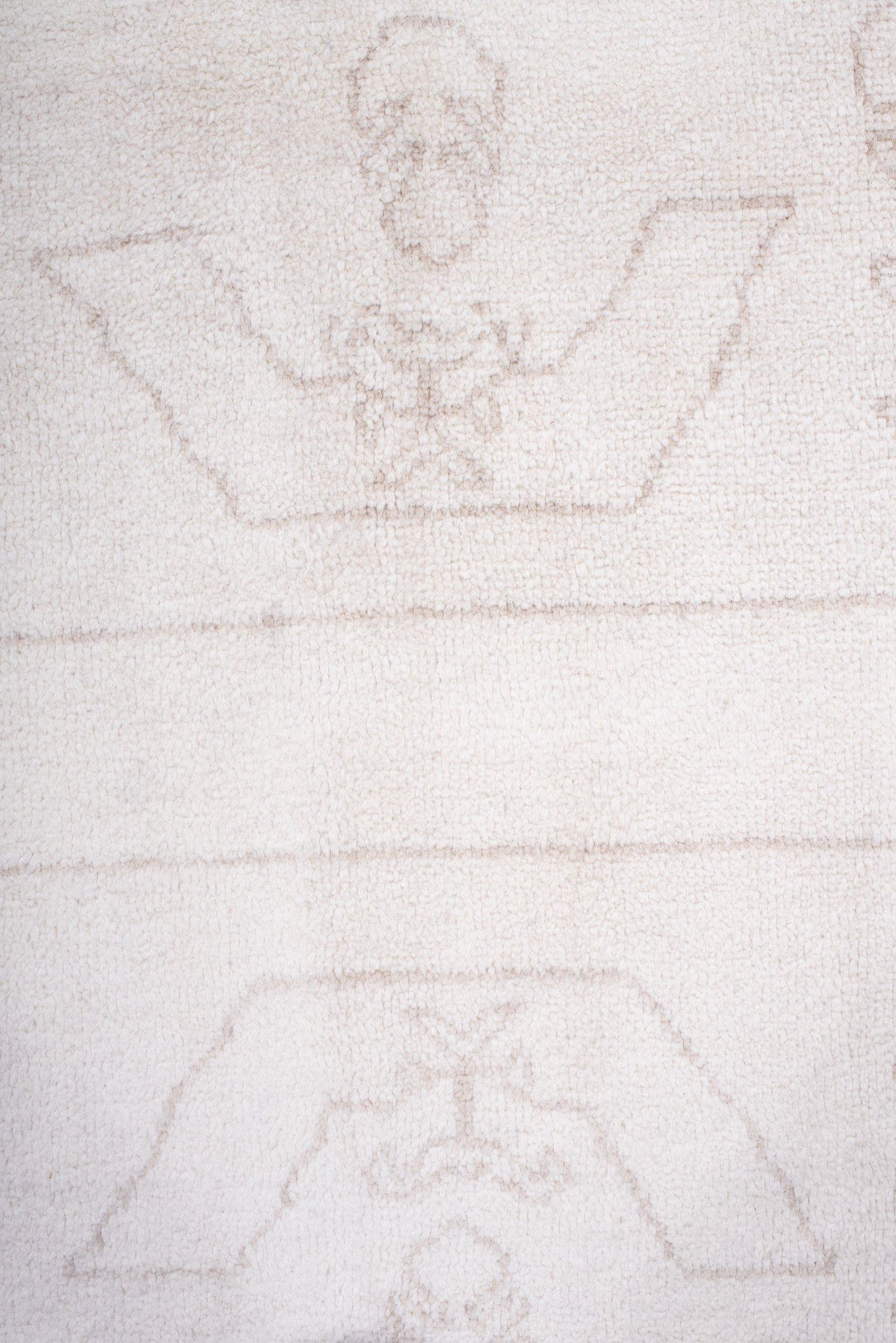 8' x 10' one-of-a-kind handmade vintage Moroccan large size rug. Color palette: ivory, blush, taupe, cream, pink, beige