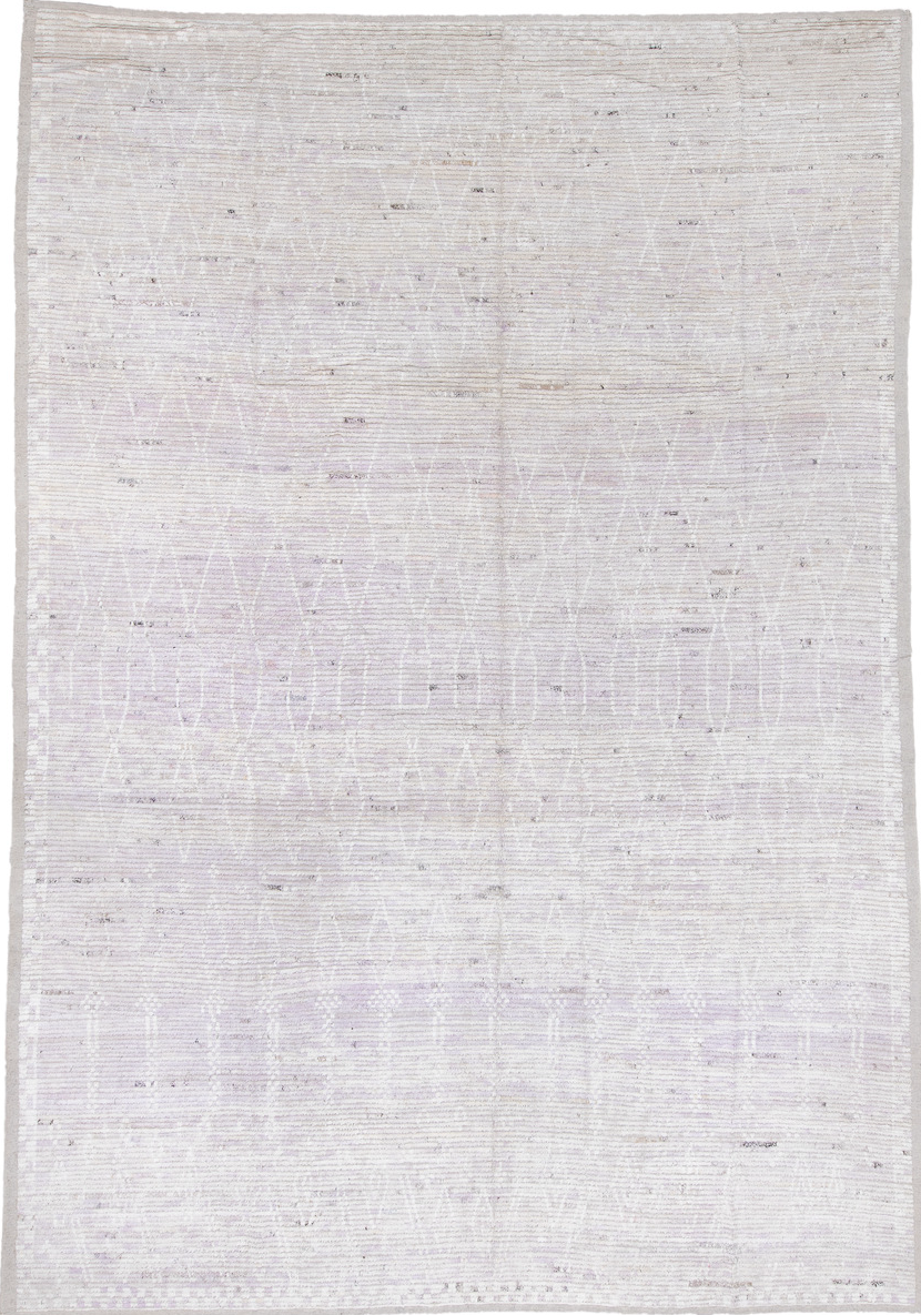 8' x 13' one-of-a-kind handmade vintage Tulu large size rug. Color palette: black, charcoal, dark gray, gainsboro, gray