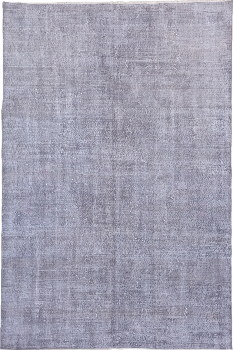 6' x 9' one-of-a-kind handmade vintage Sparta medium size rug. Color palette: gray, light blue, light gray, light slate gray